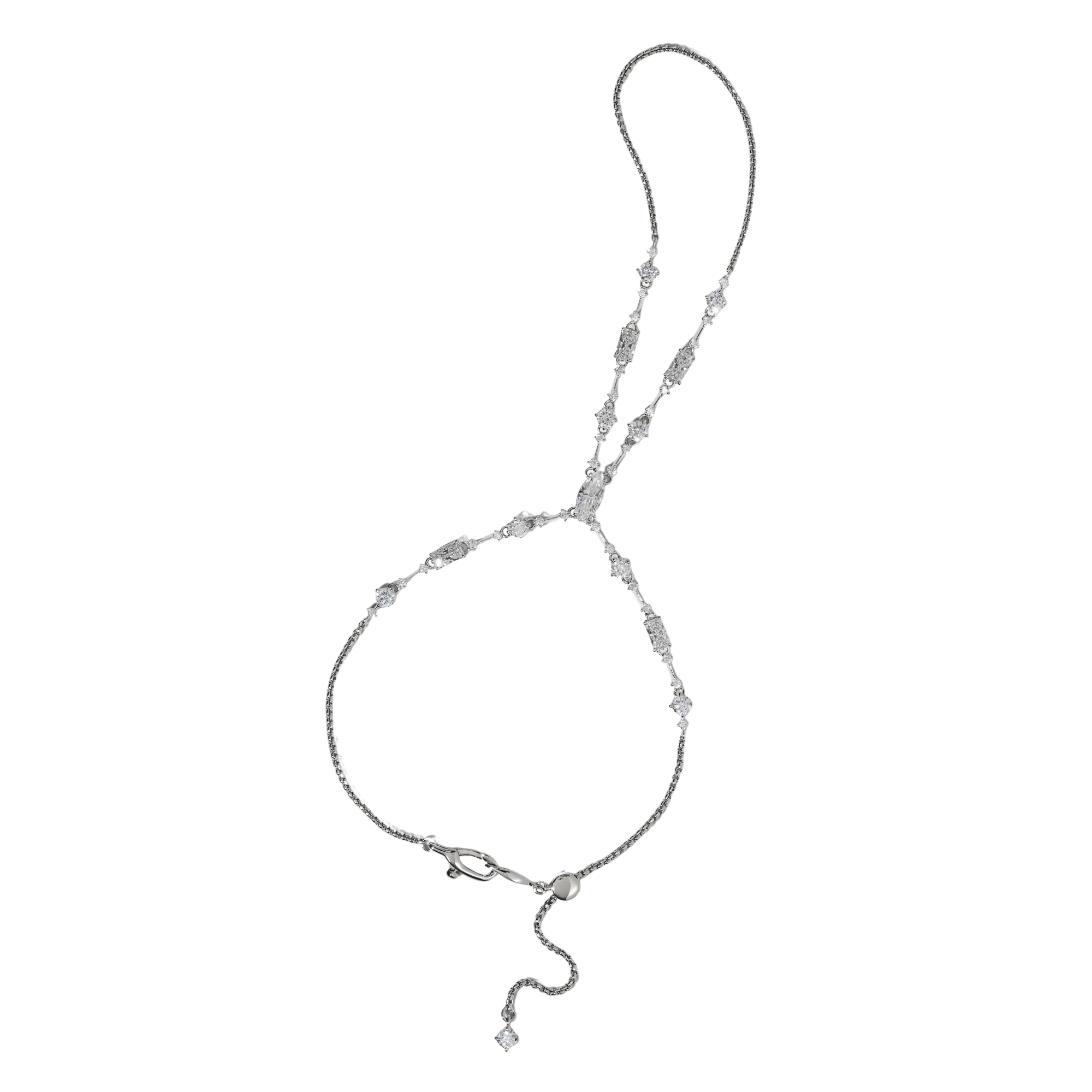 Élixene 18K Gold Mixed Shape Link Finger Bracelet