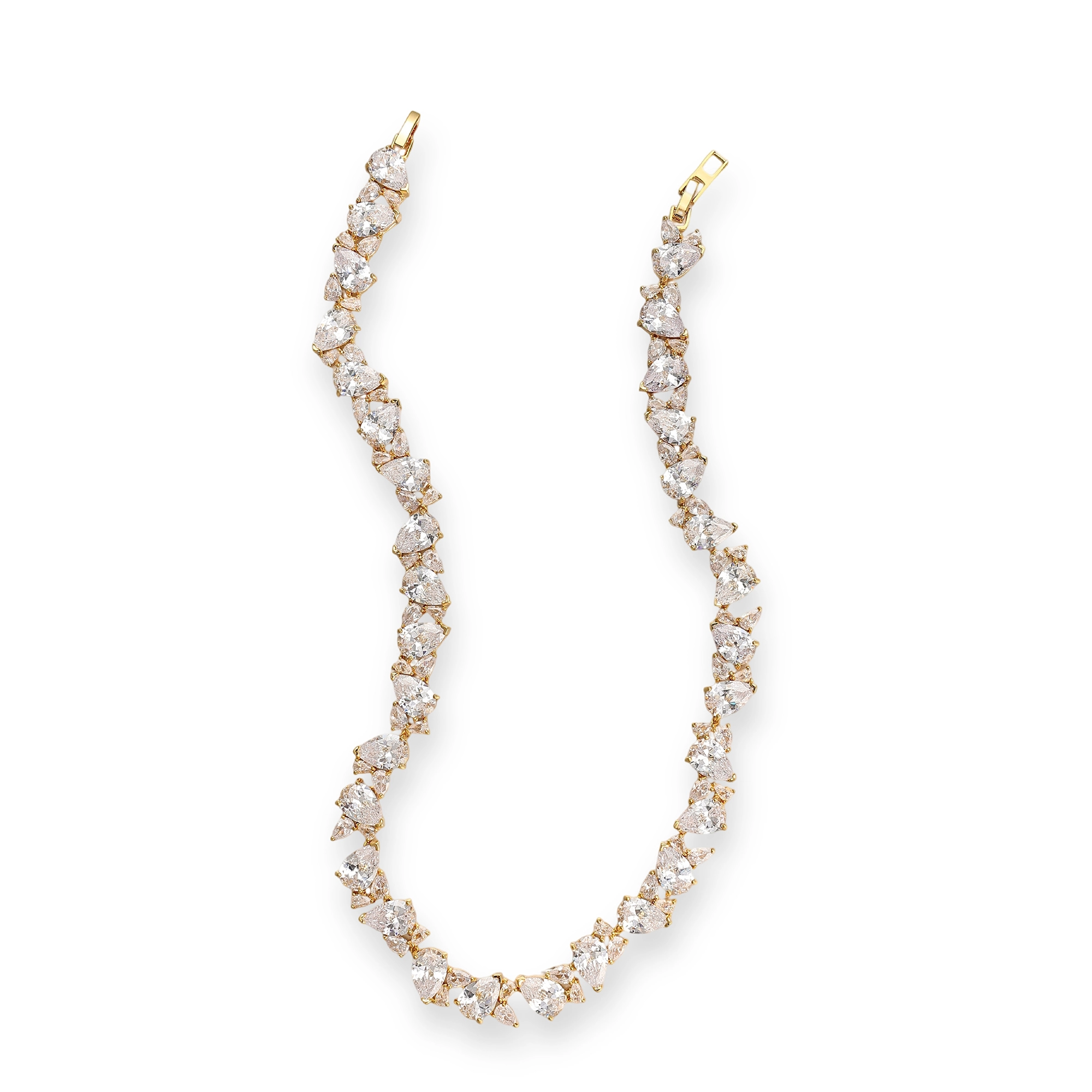 Émérencie 18K Gold Teardrop Choker Necklace