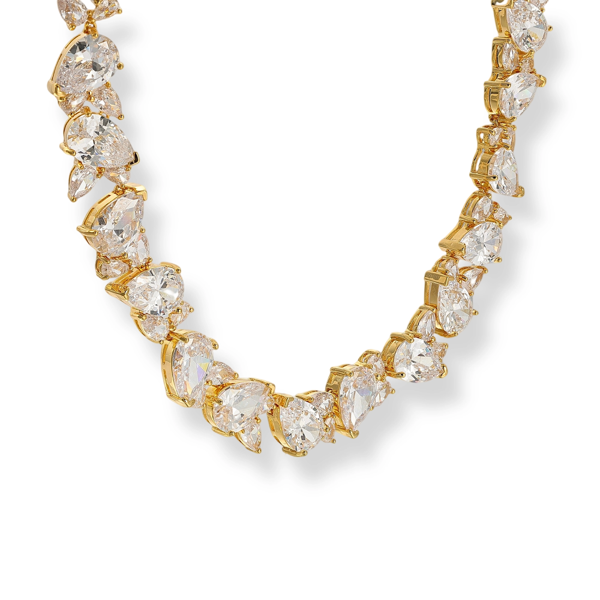 Émérencie 18K Gold Teardrop Choker Necklace