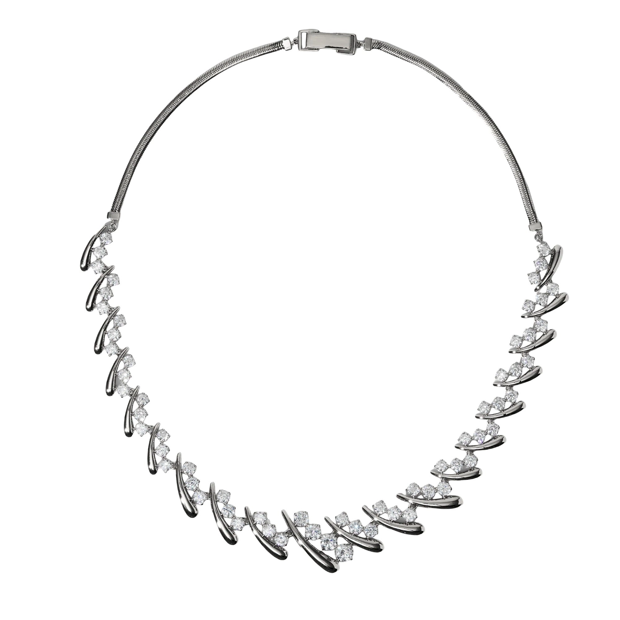 Agatha 18K Gold Curve Necklace
