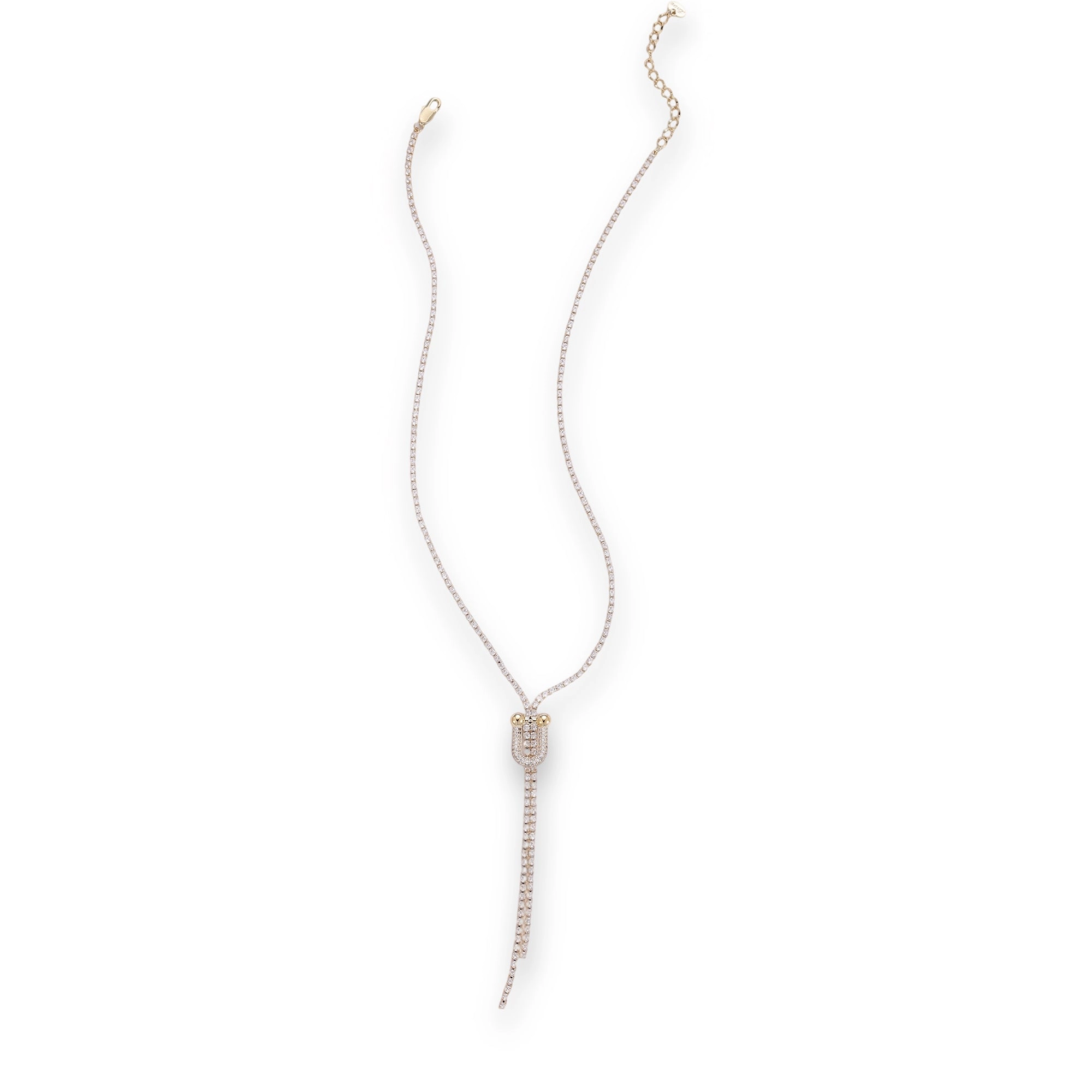 Alruna 14K Gold Round Tassel Necklace