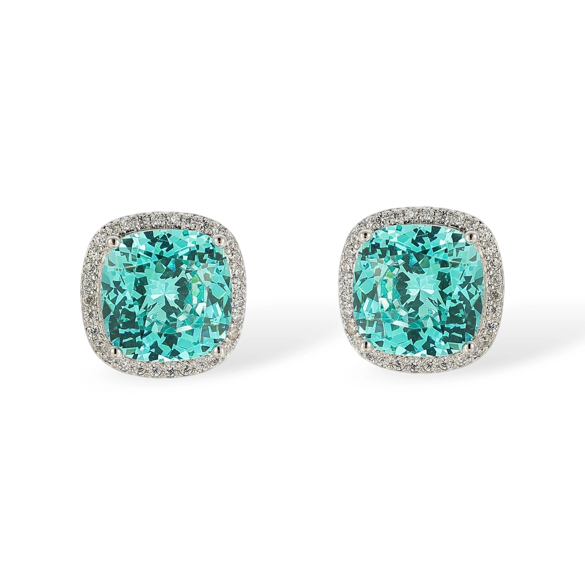 Andrea Paraiba Cushion Stud Earrings