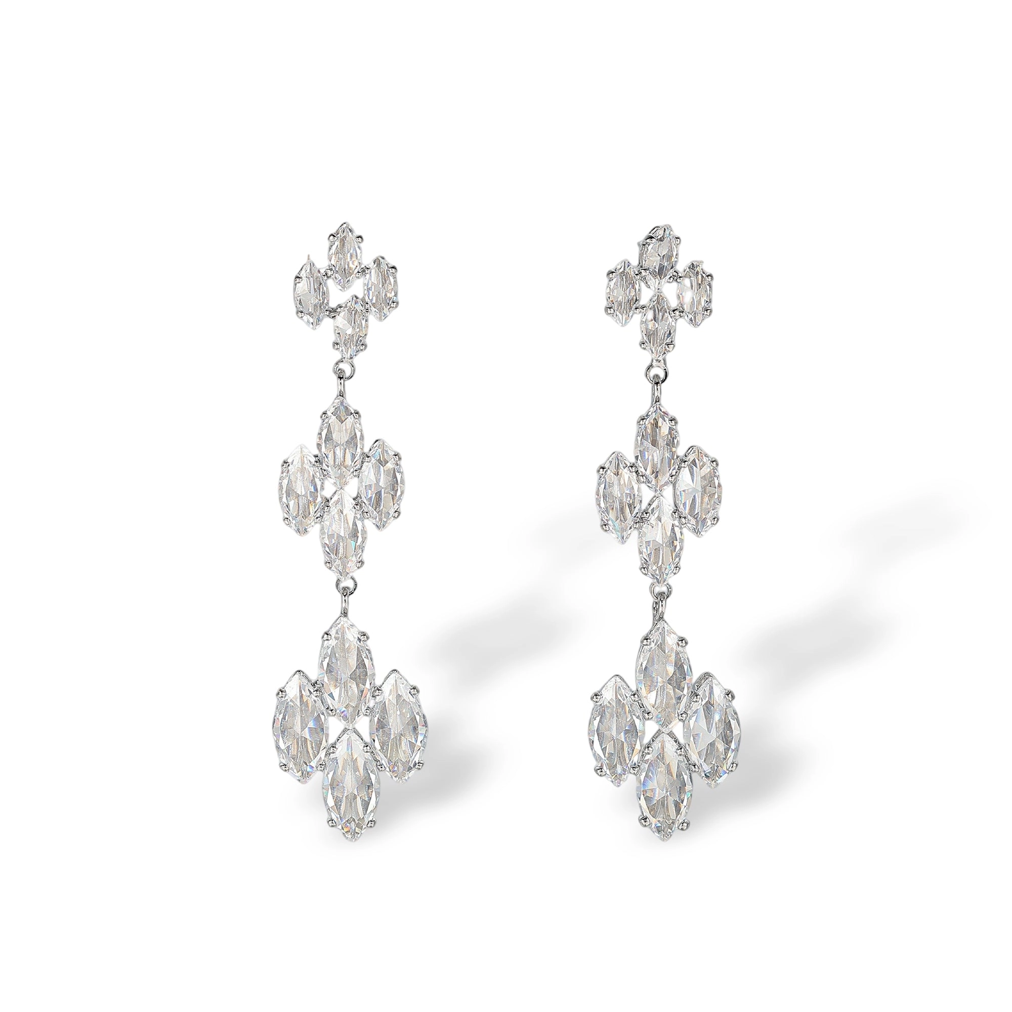 Béatriz 14K Gold Marquise Drop Earrings