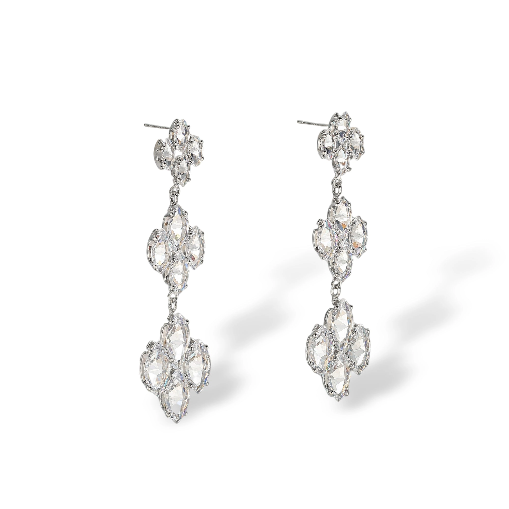 Béatriz 14K Gold Marquise Drop Earrings
