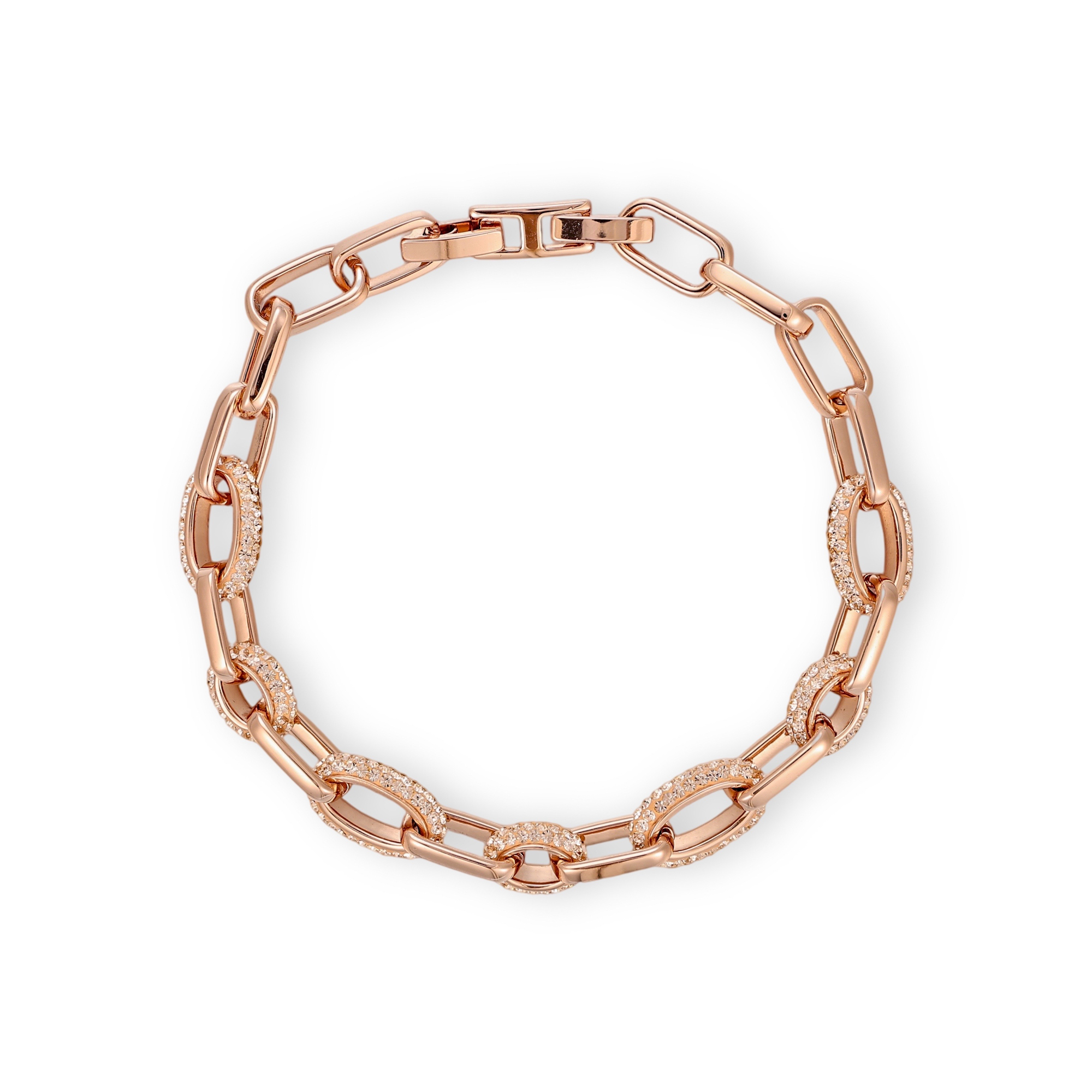 Berenikea Rose Gold Paperclip Link Bracelet