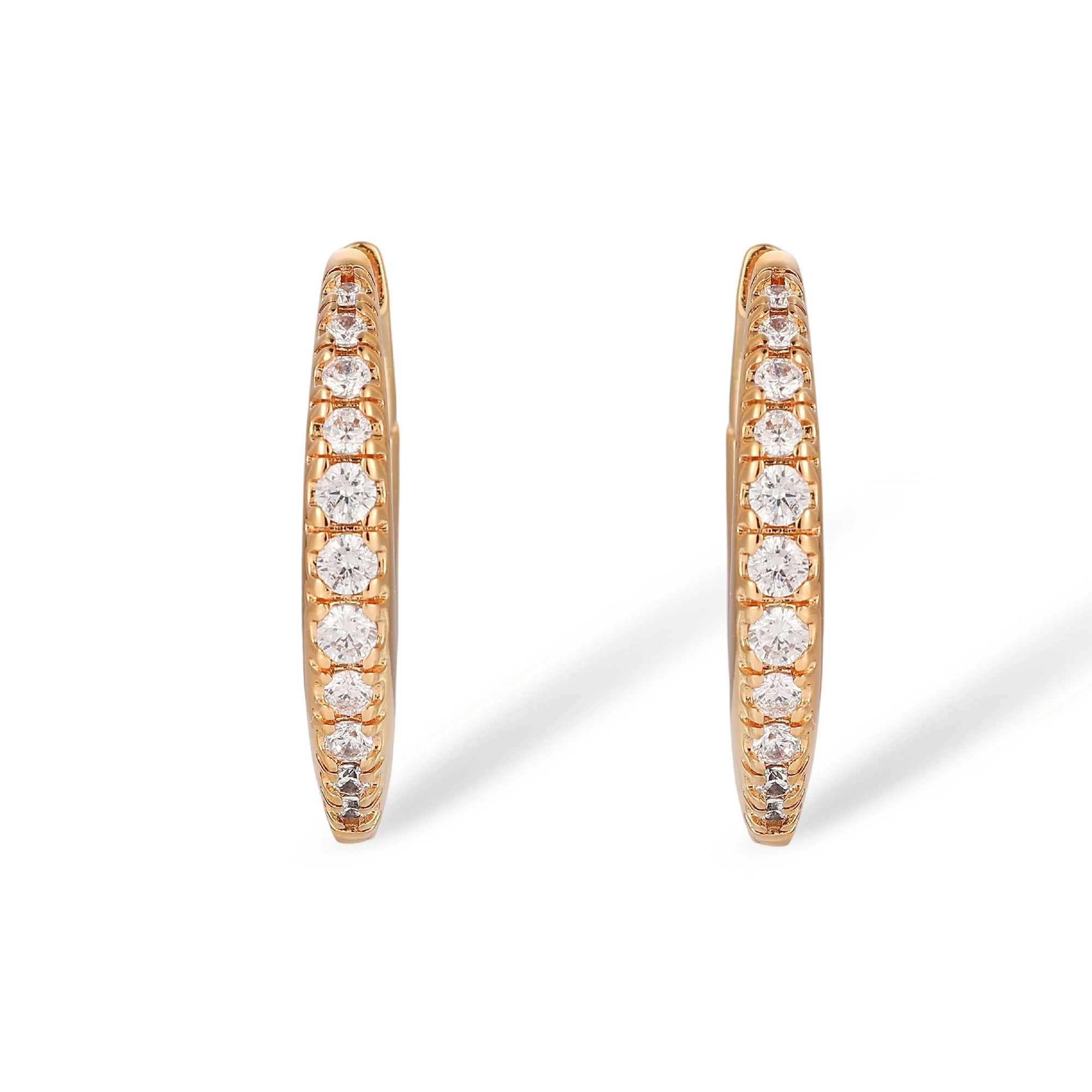 Berhild 14K Gold Oval Earrings