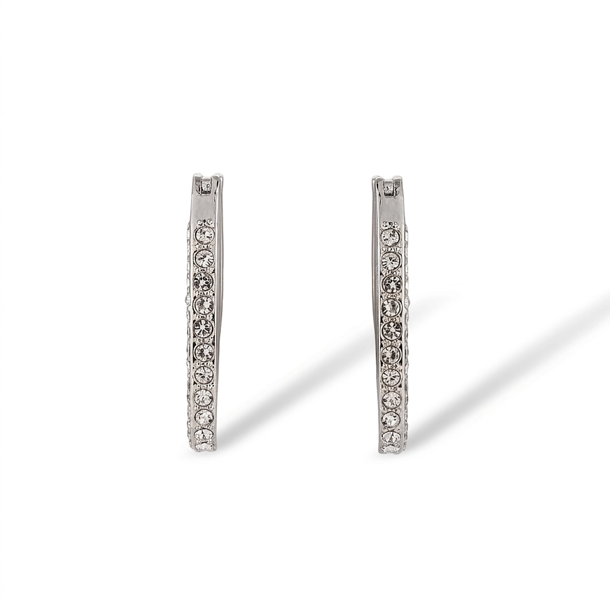 Berrada 14K Gold Pavé U Shape Earrings