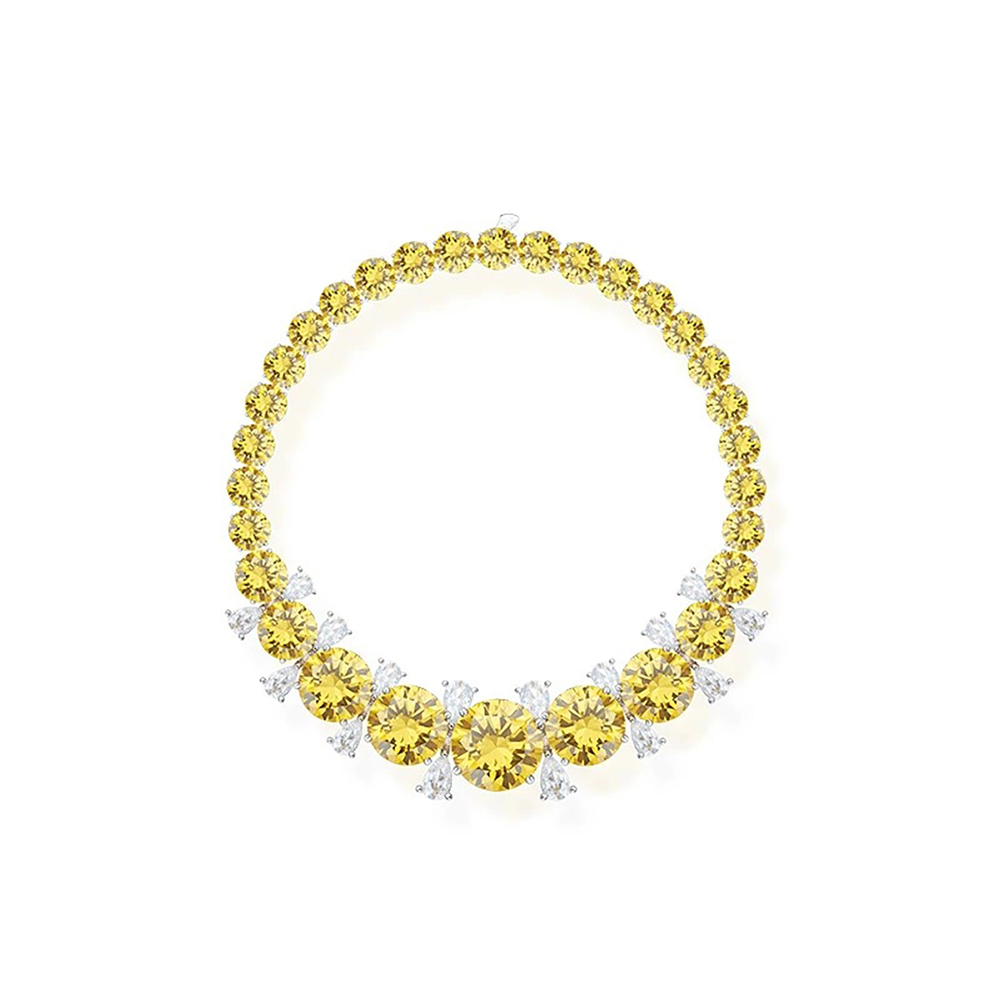 Cantal Yellow Round Bracelet