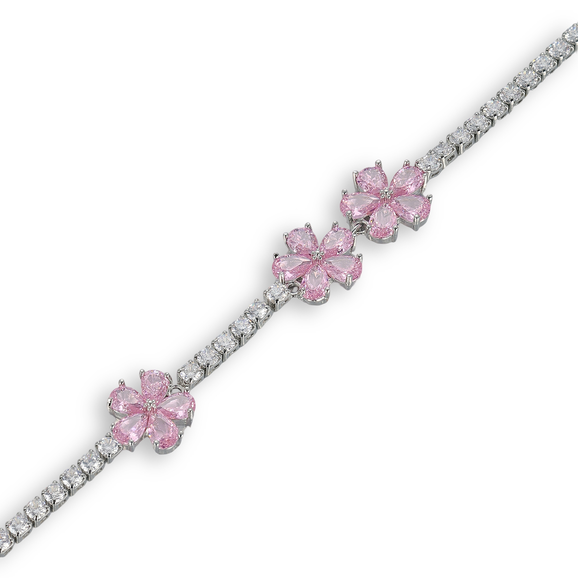 Chaldène Triple Floral Bracelet