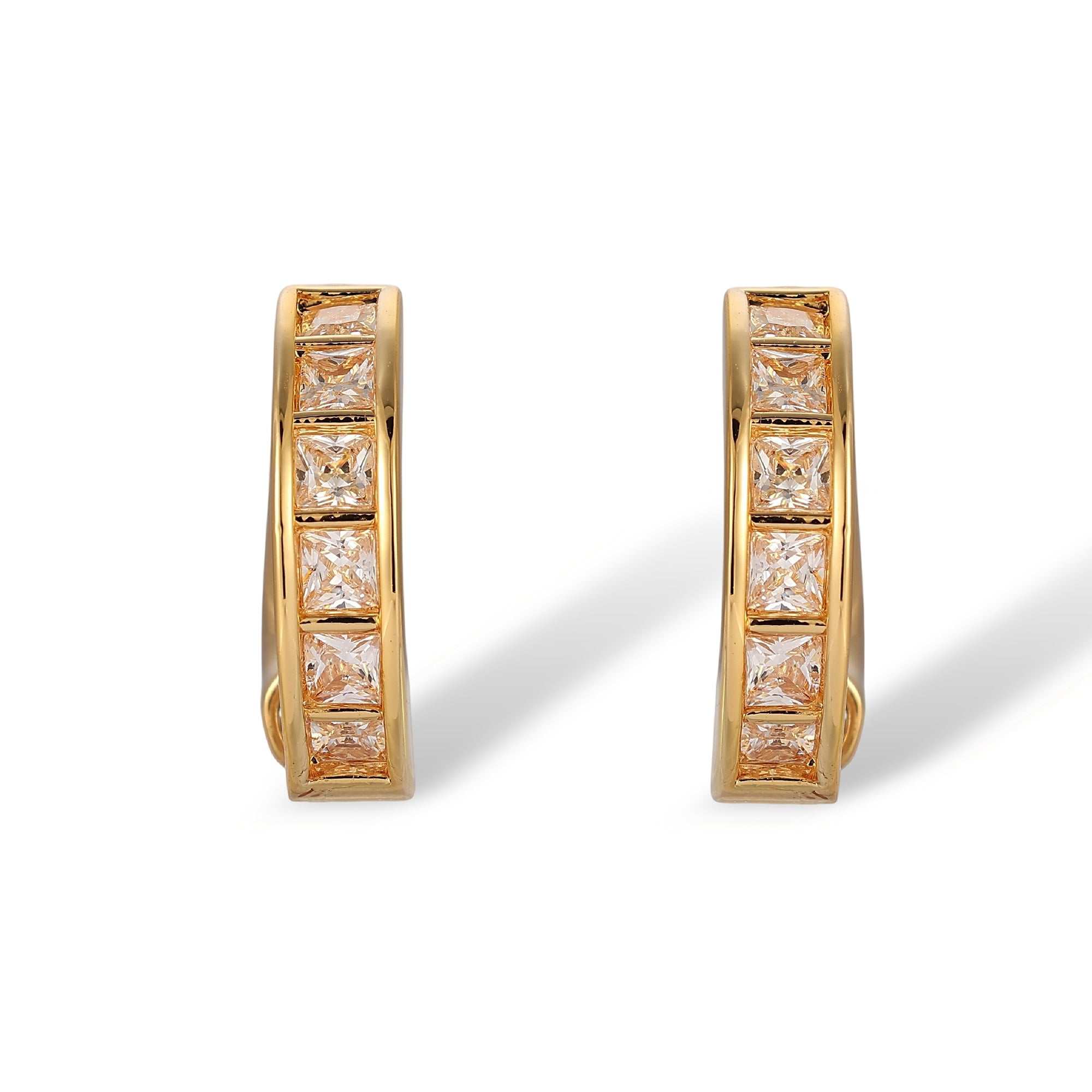 Dagrike 14K Gold Circular Earrings