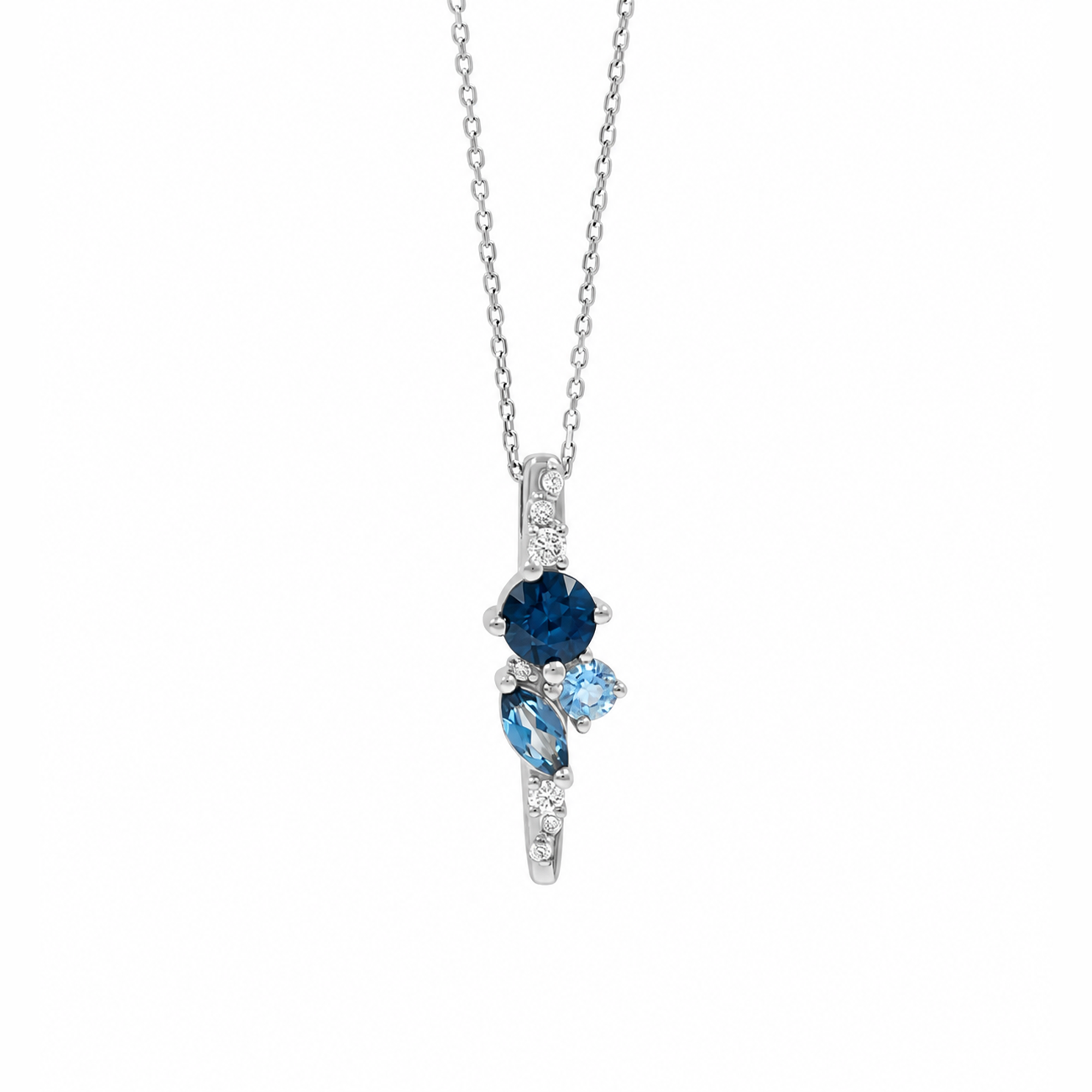 Desirade 18K Gold Marquise Round Necklace