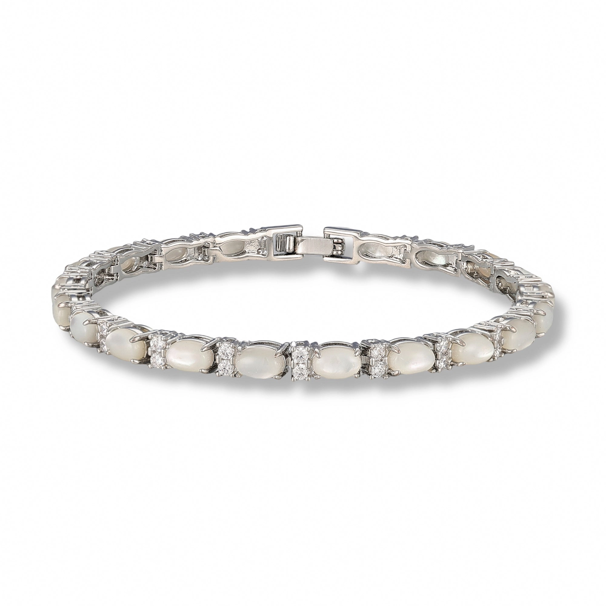Christiane Oval Natural Stone Bracelet