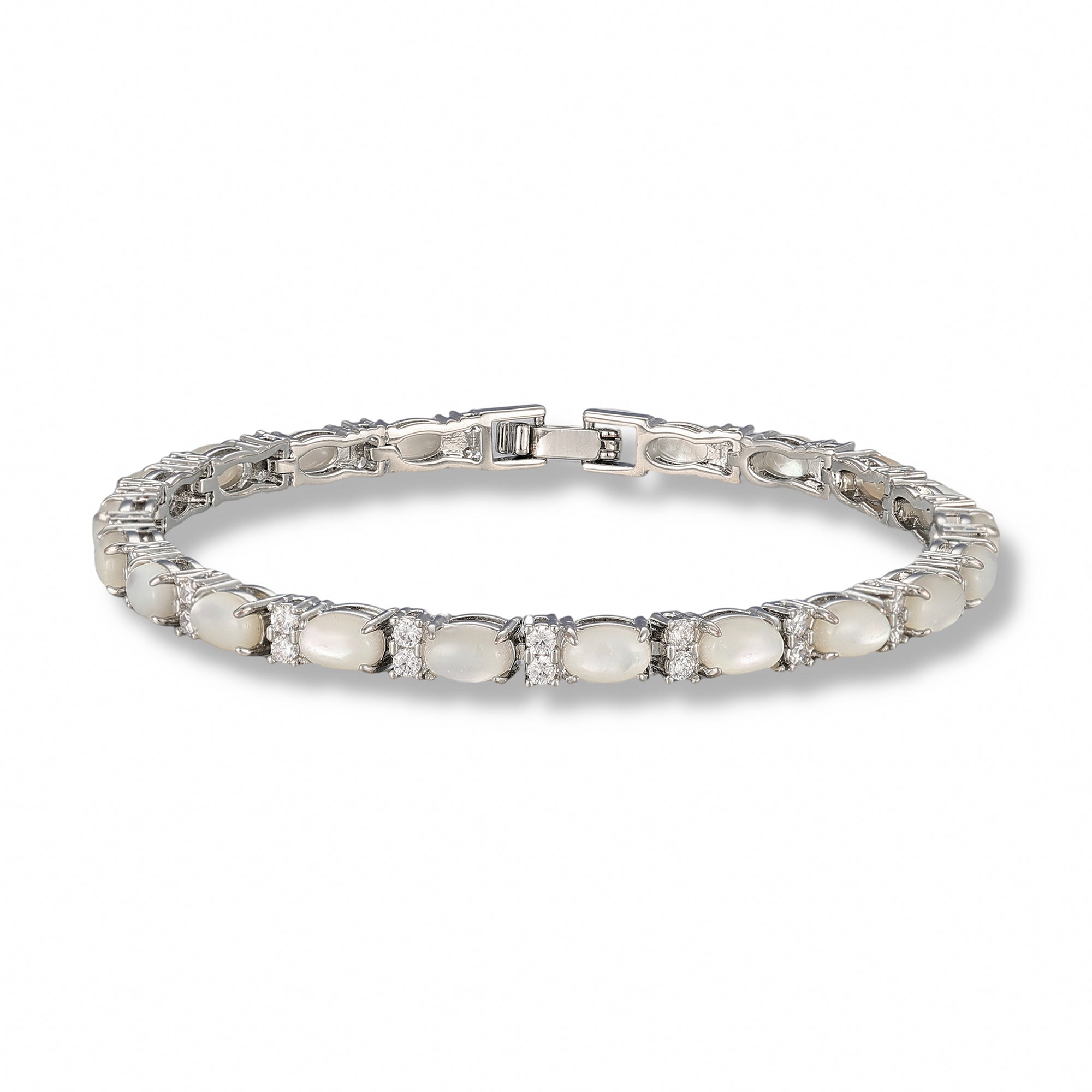 Christiane Oval Natural Stone Bracelet