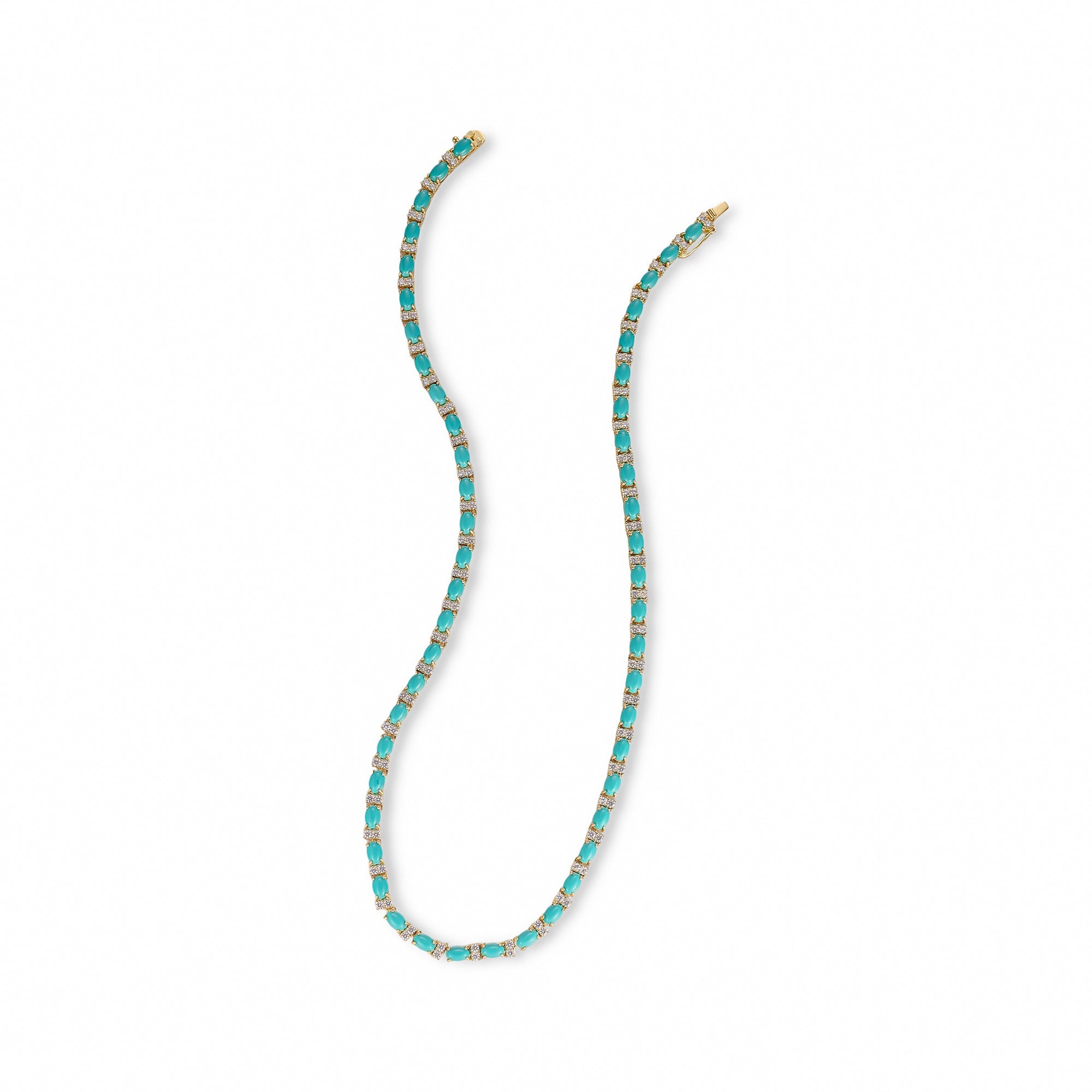 Christiane Oval Natural Stone Necklace