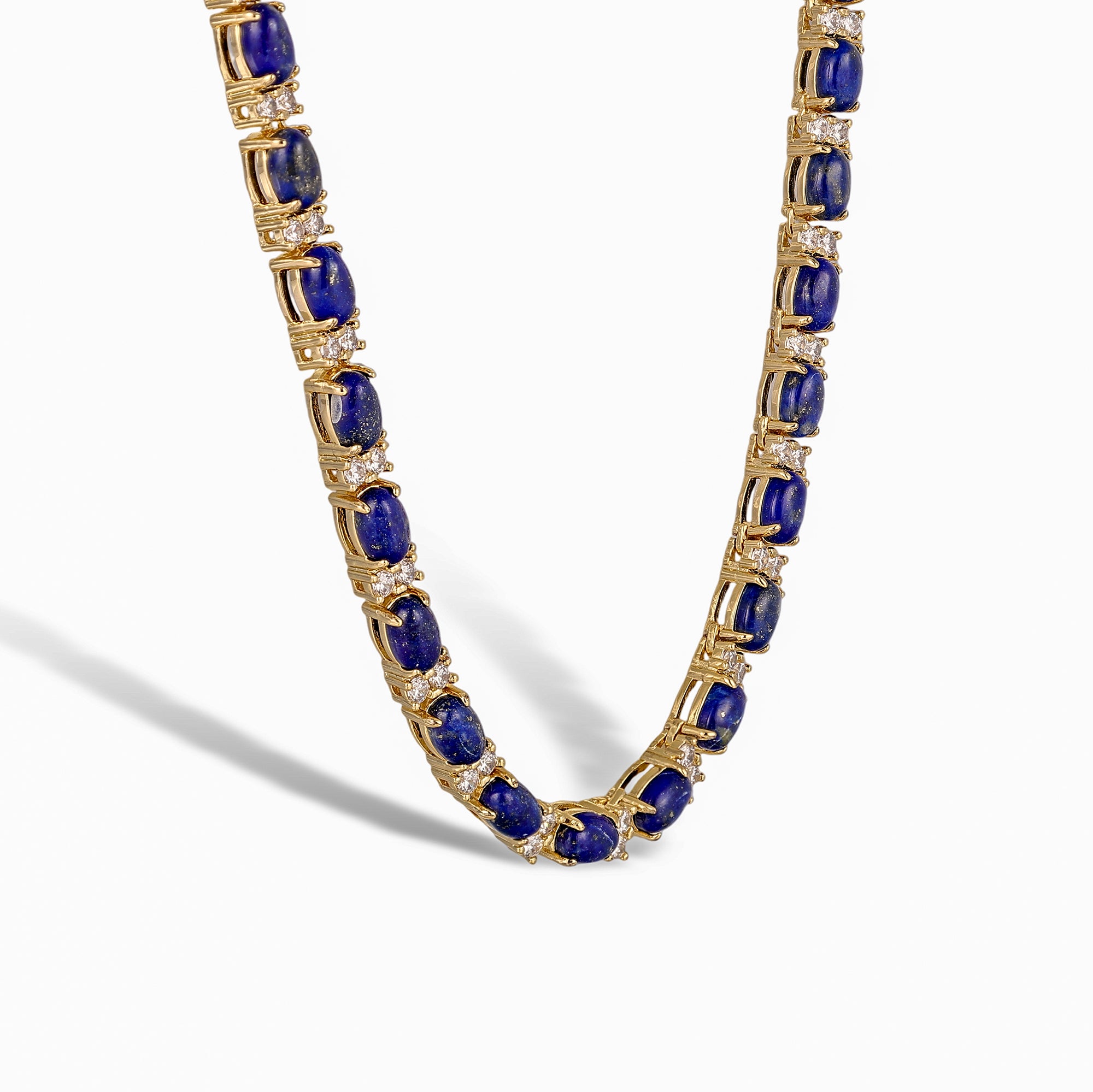 Christiane Oval Natural Stone Necklace
