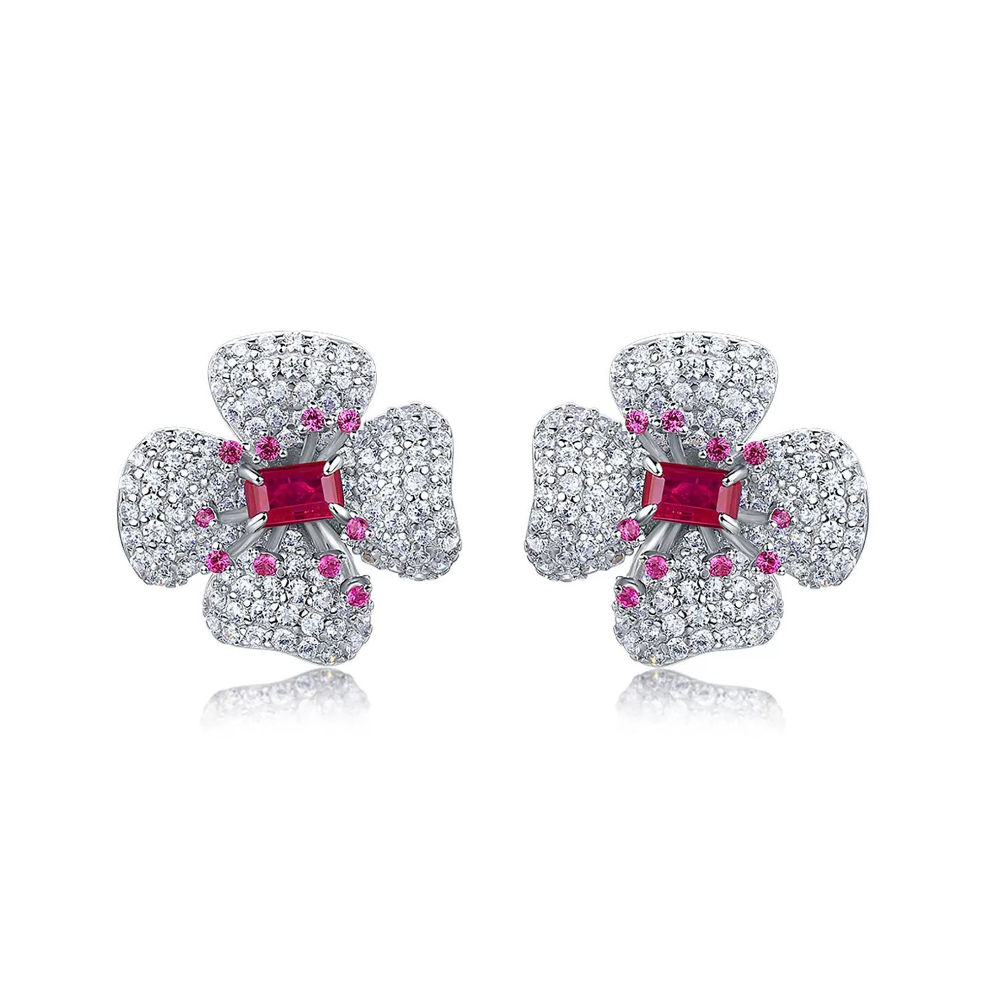 Doriane Floral Stud Earrings