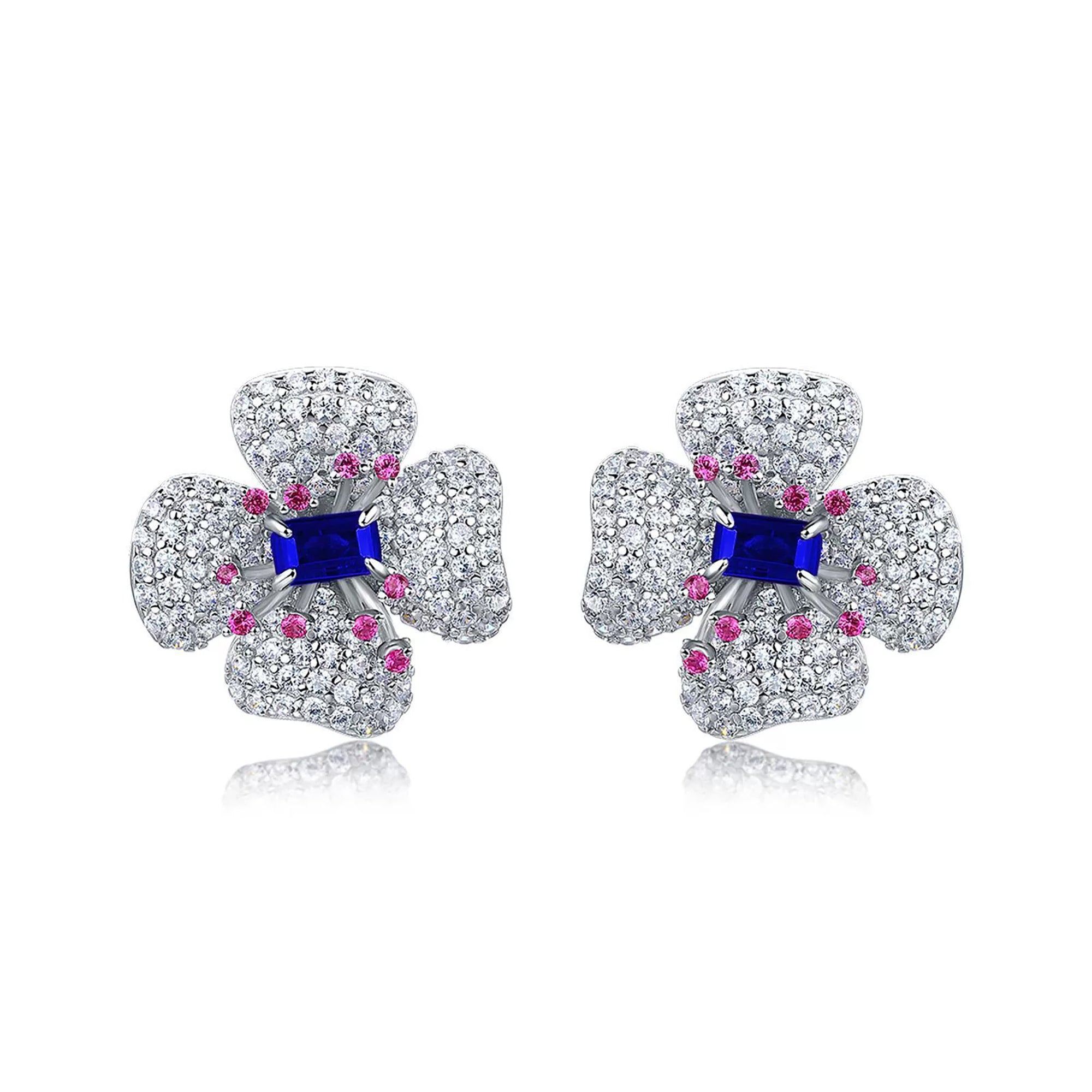 Doriane Floral Stud Earrings