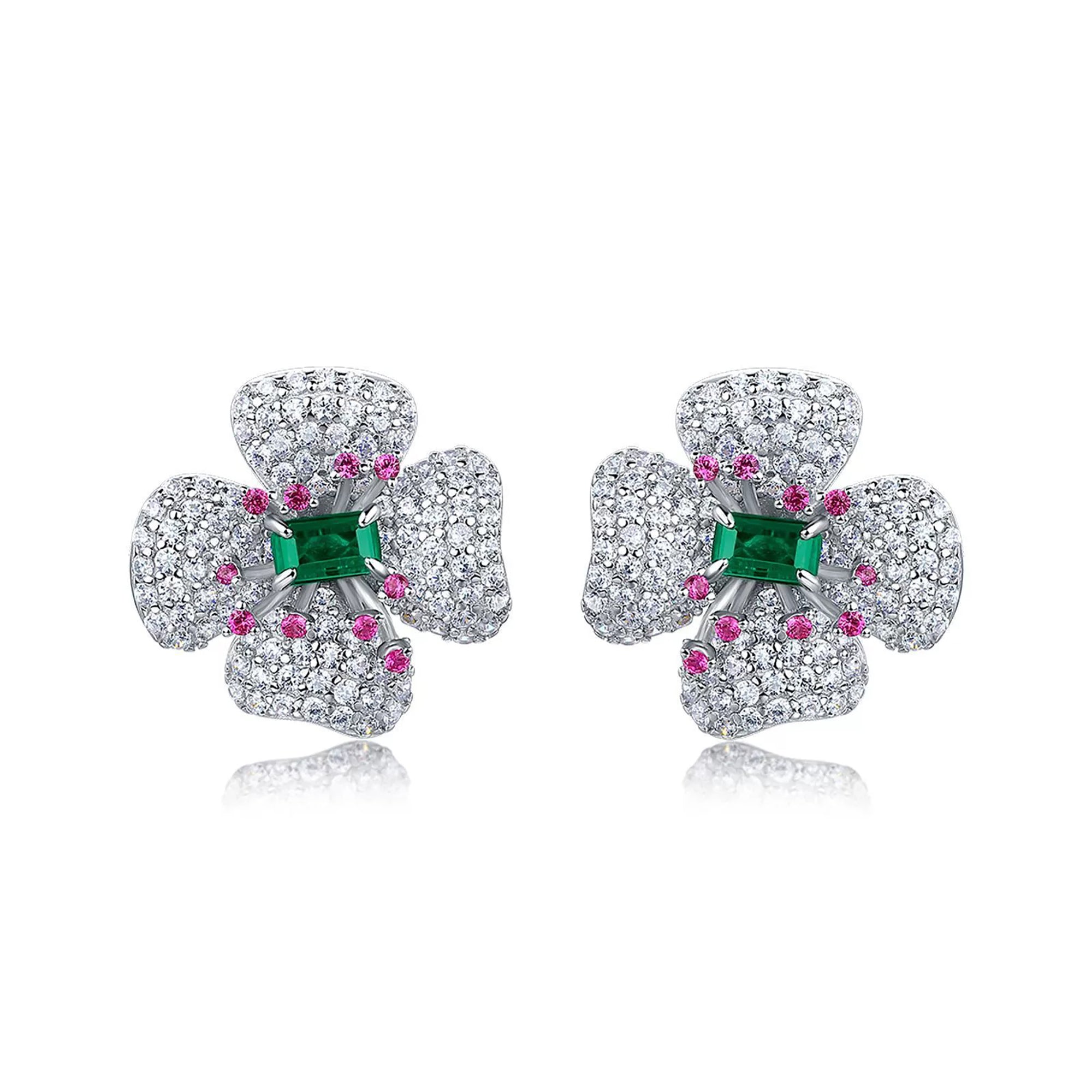 Doriane Floral Stud Earrings