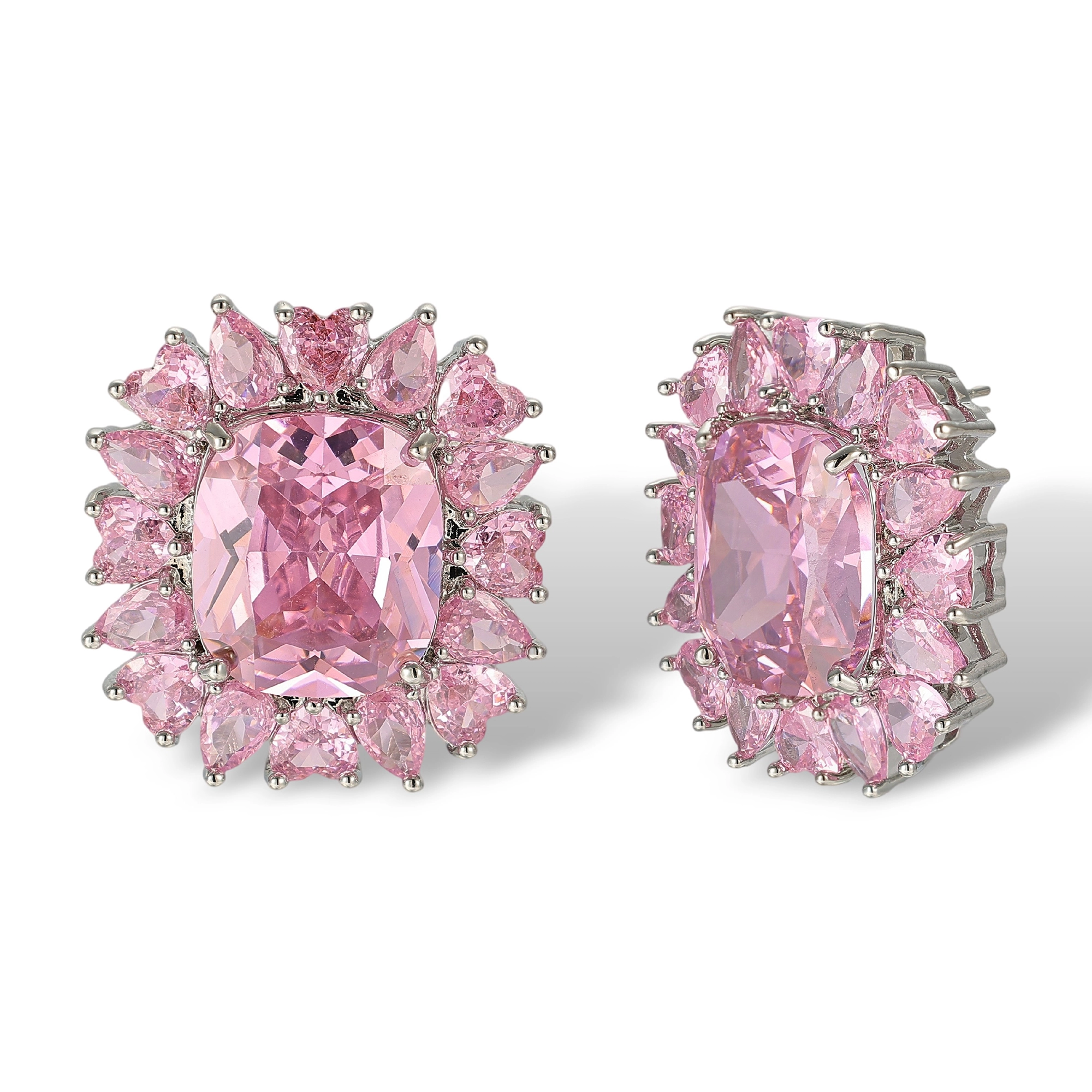 Duquesne Cushion Stud Earrings