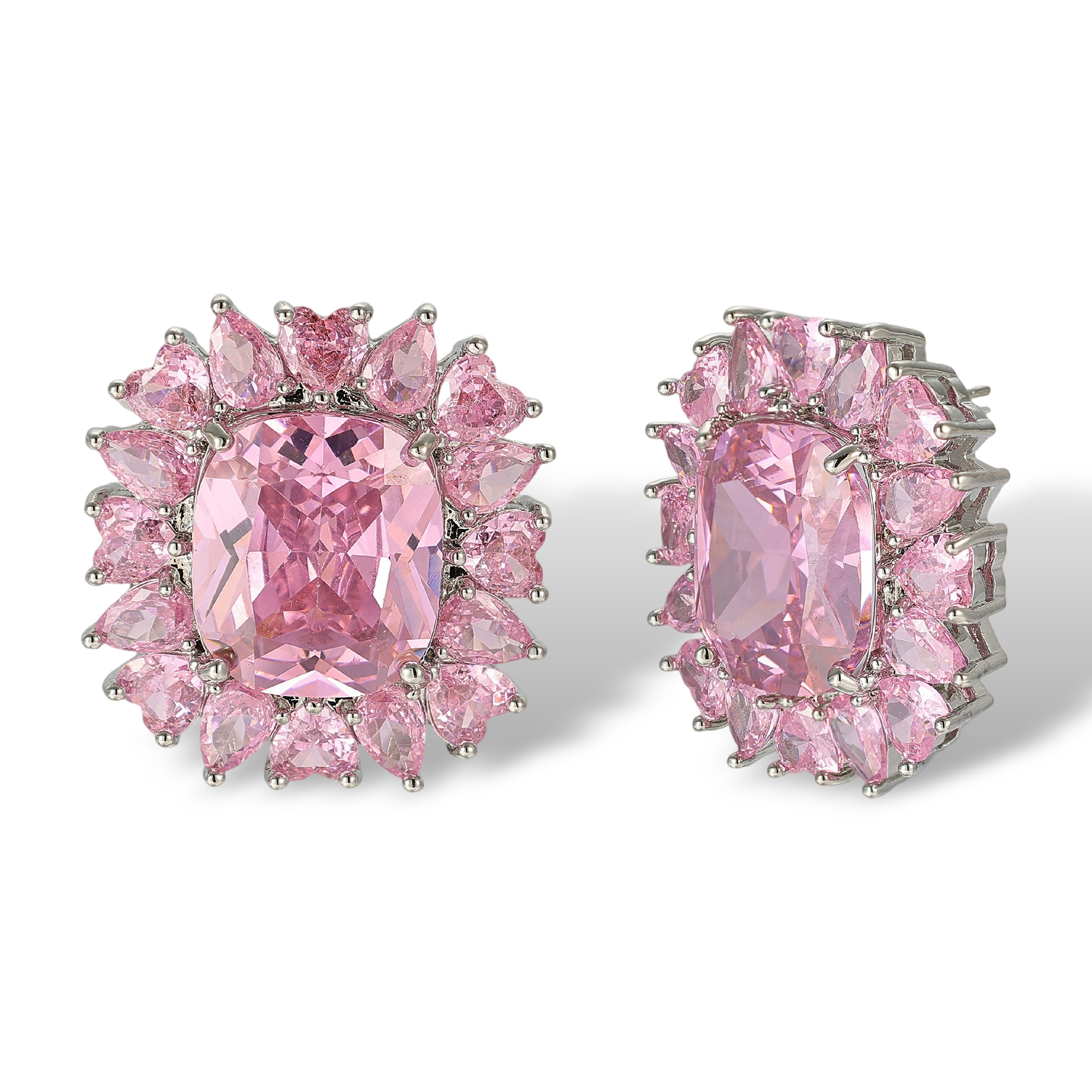 Duquesne Cushion Stud Earrings