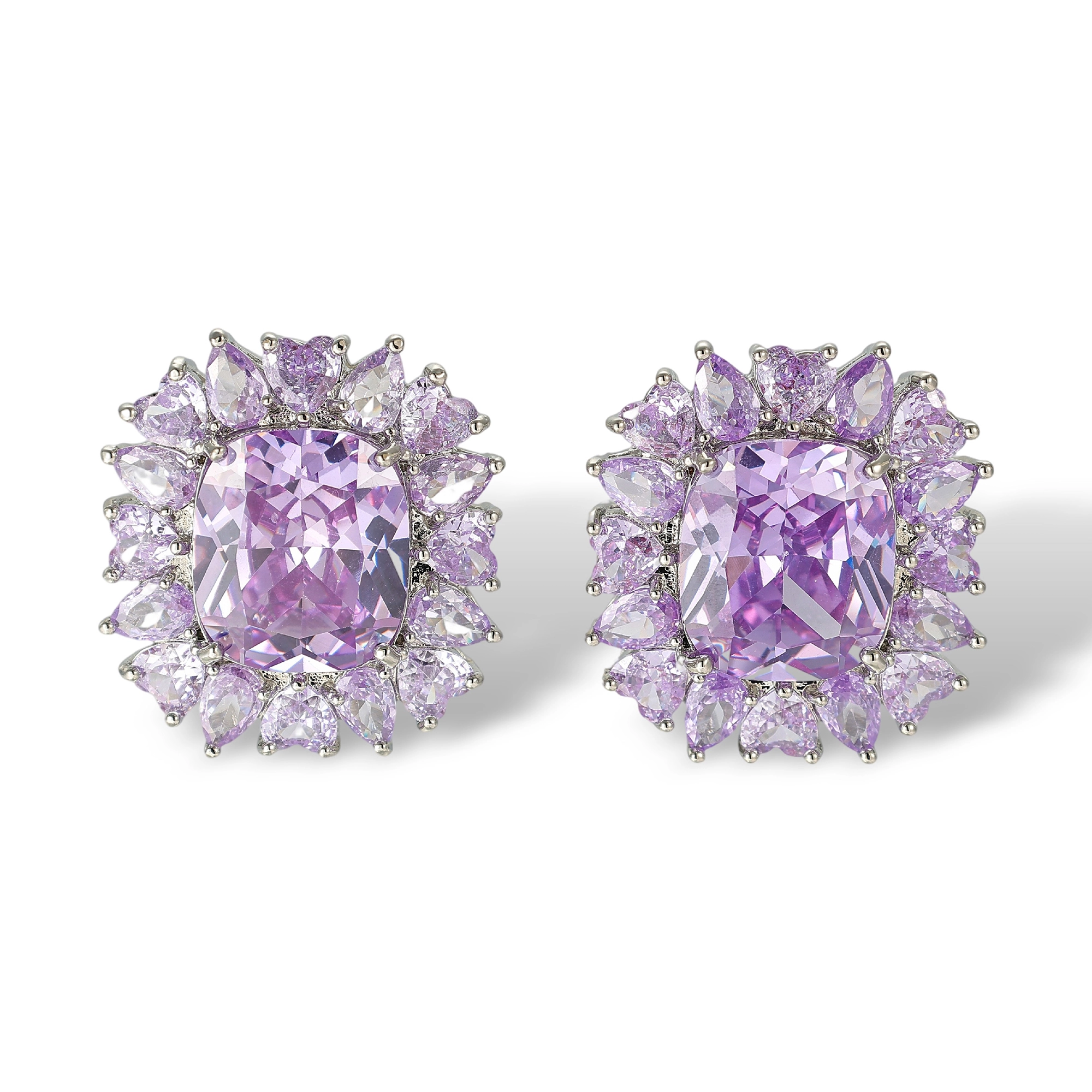 Duquesne Cushion Stud Earrings