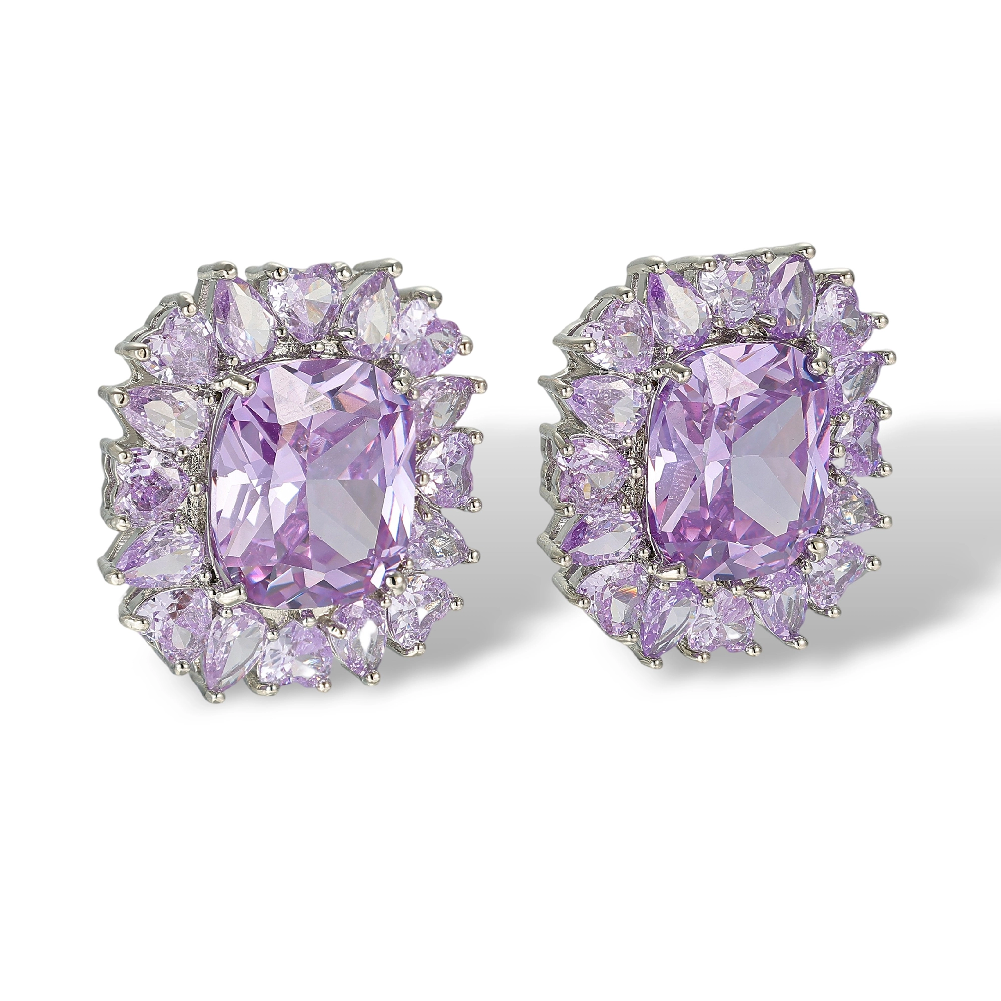 Duquesne Cushion Stud Earrings