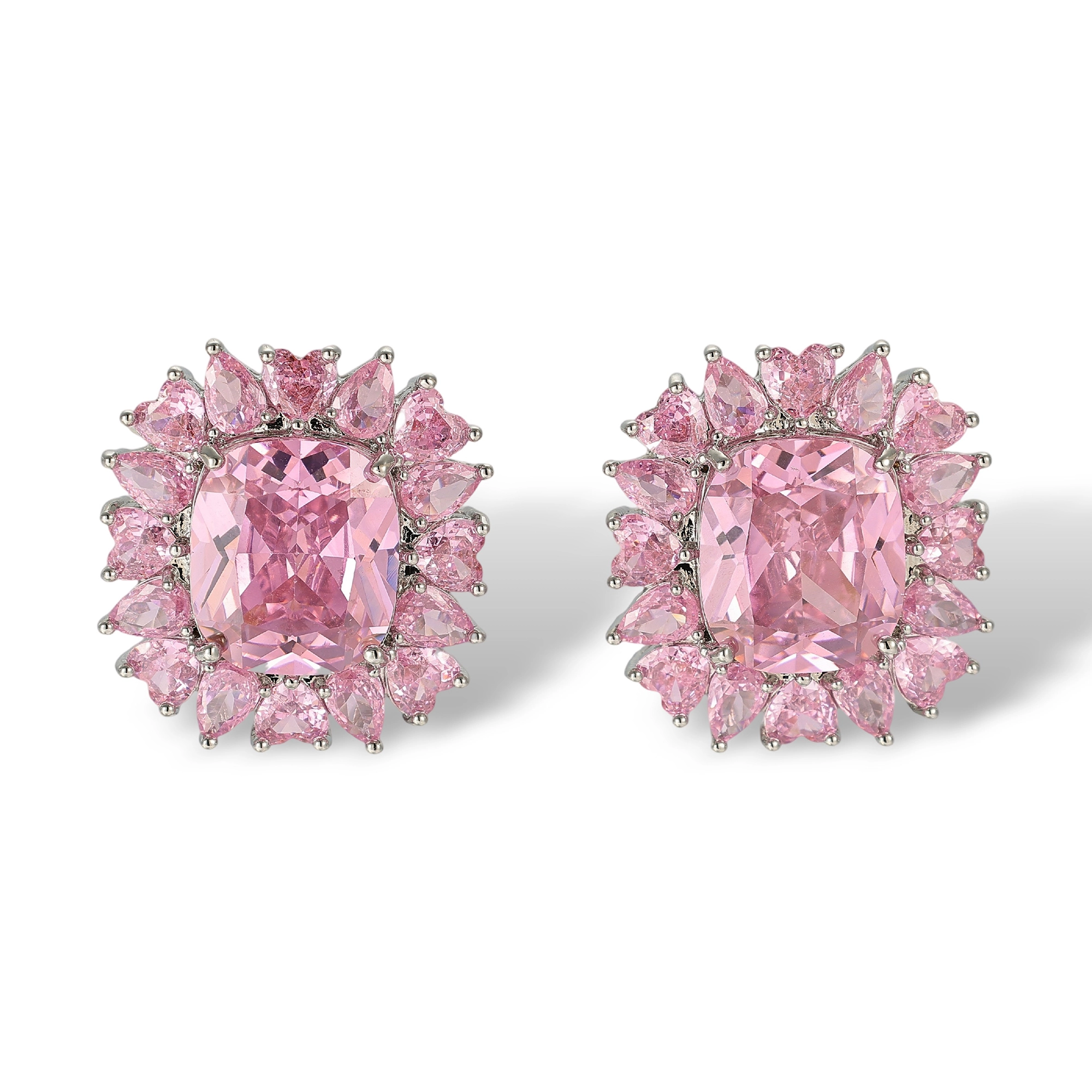 Duquesne Cushion Stud Earrings