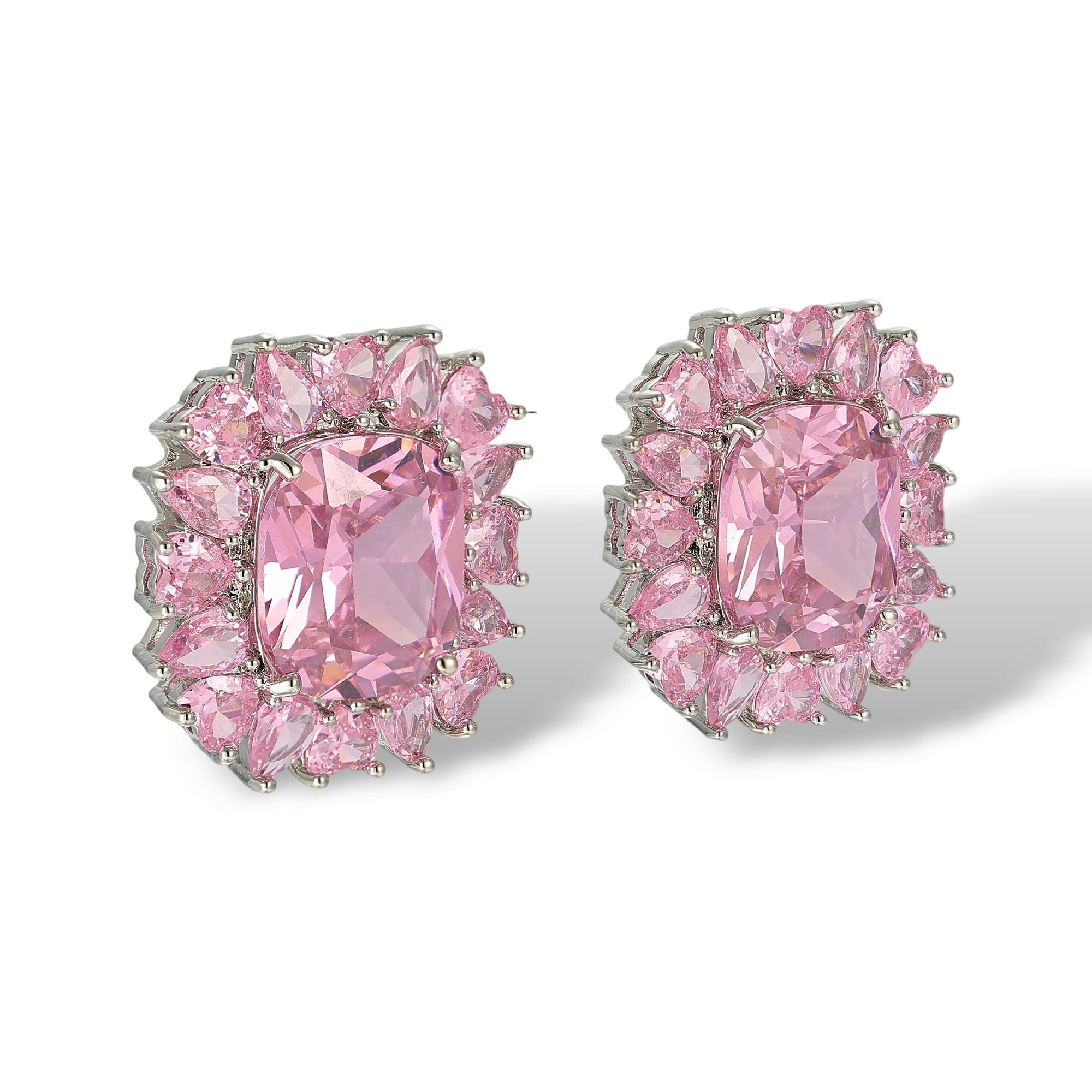 Duquesne Cushion Stud Earrings