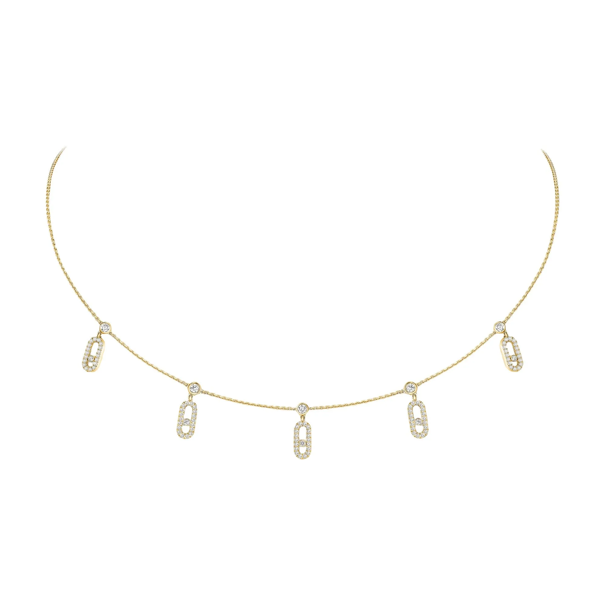 Elowen 14K Gold Sliding Choker Necklace