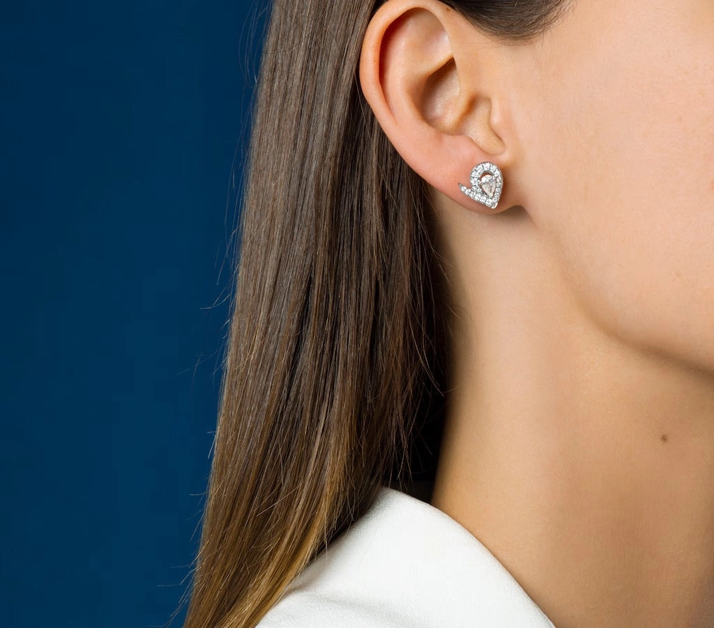 Elsa Teardrop Stud Earrings