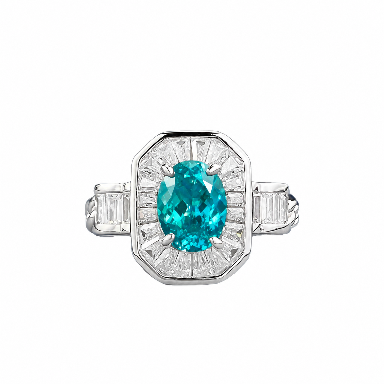 Erkenlind Paraíba Blue Oval Ring