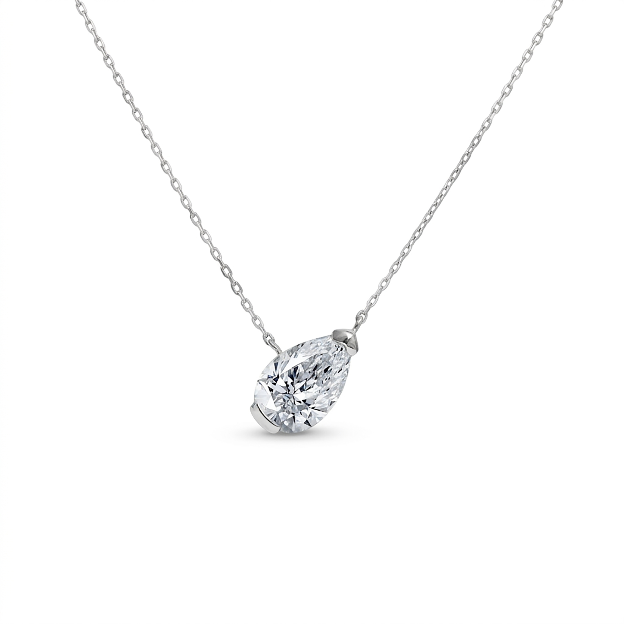 Frédérique 18K Gold Teardrop Necklace