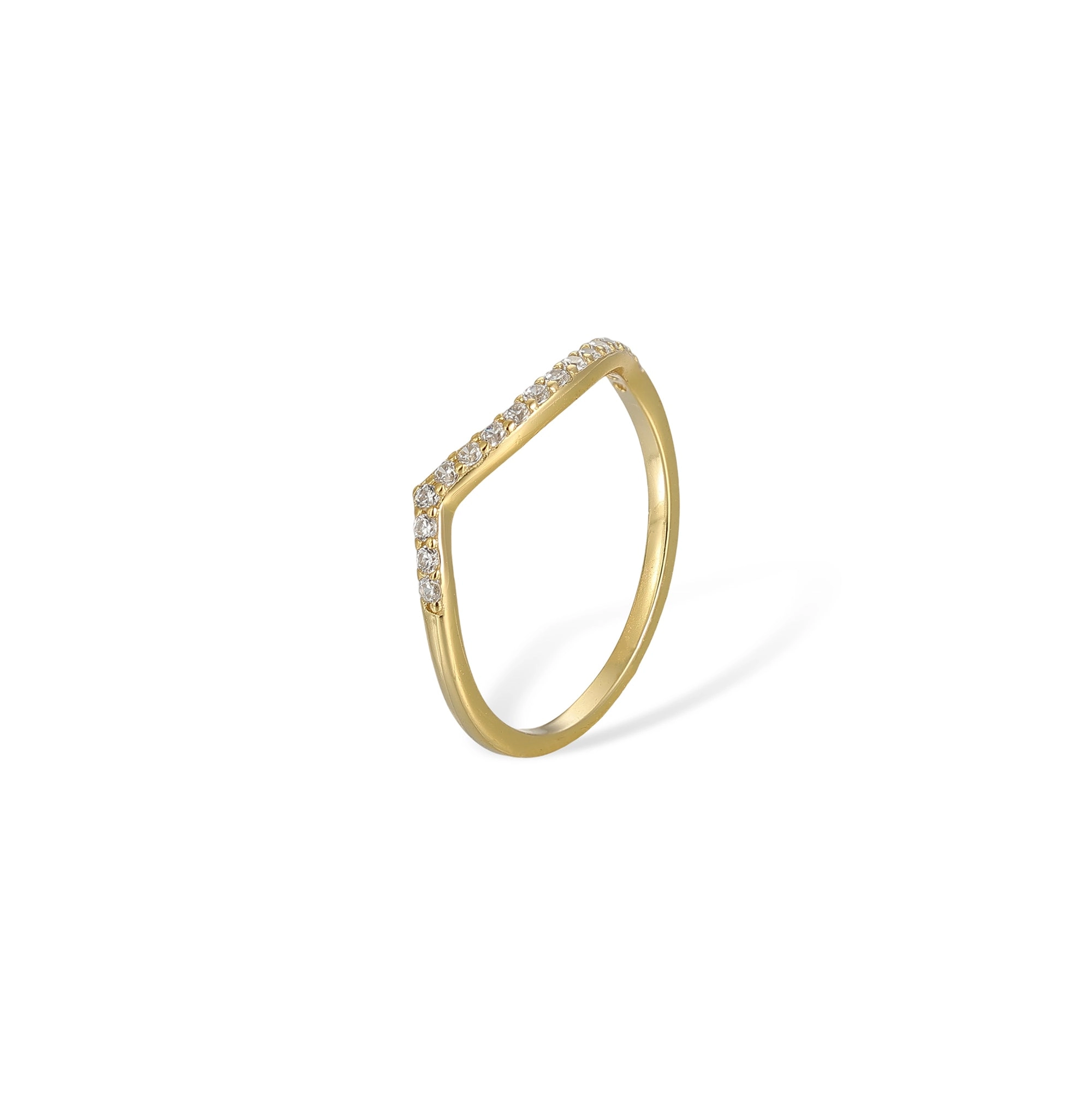 Friedlina 14K Gold Marquise Moissanite Ring Set