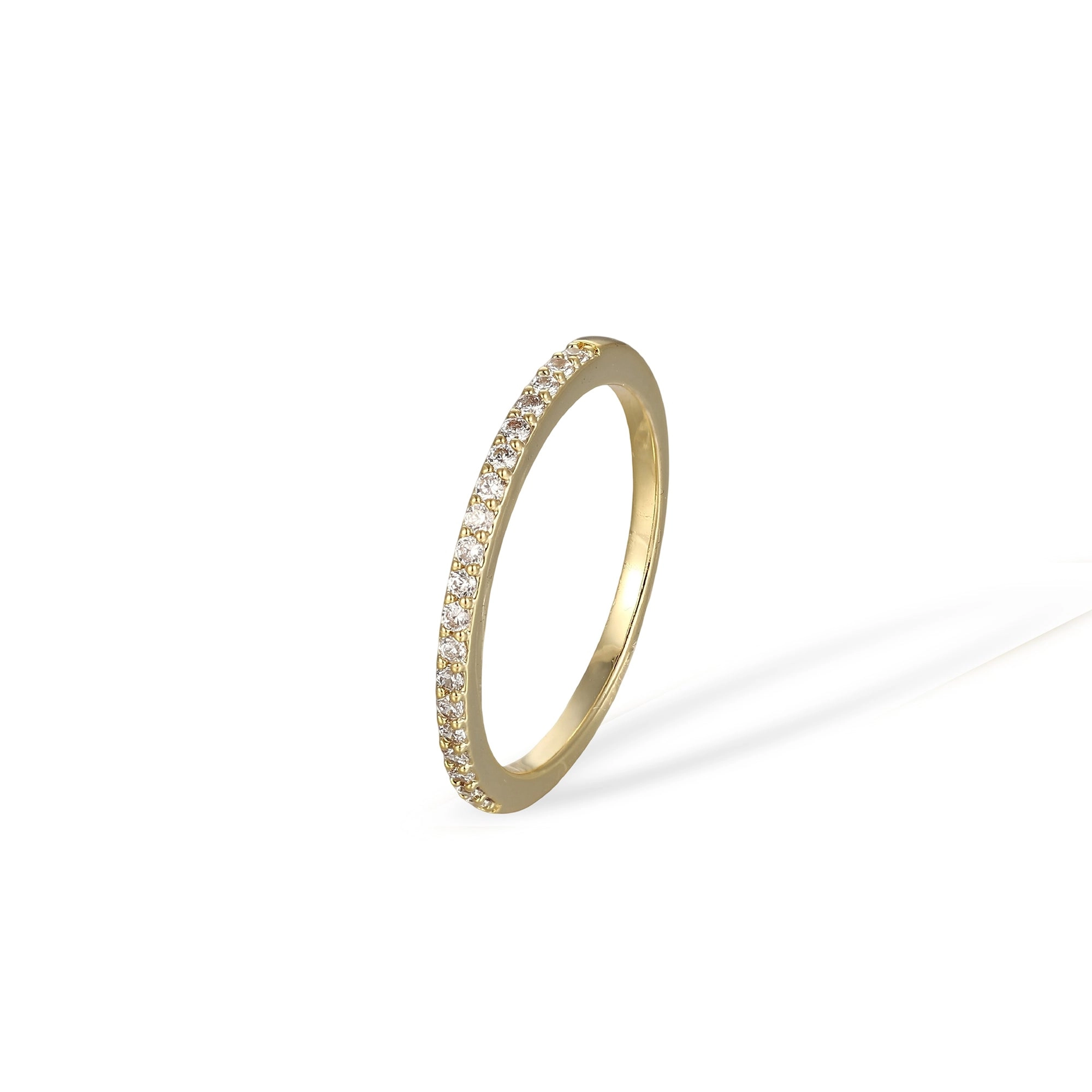Friedwina 14K Gold Marquise Open Ring Set