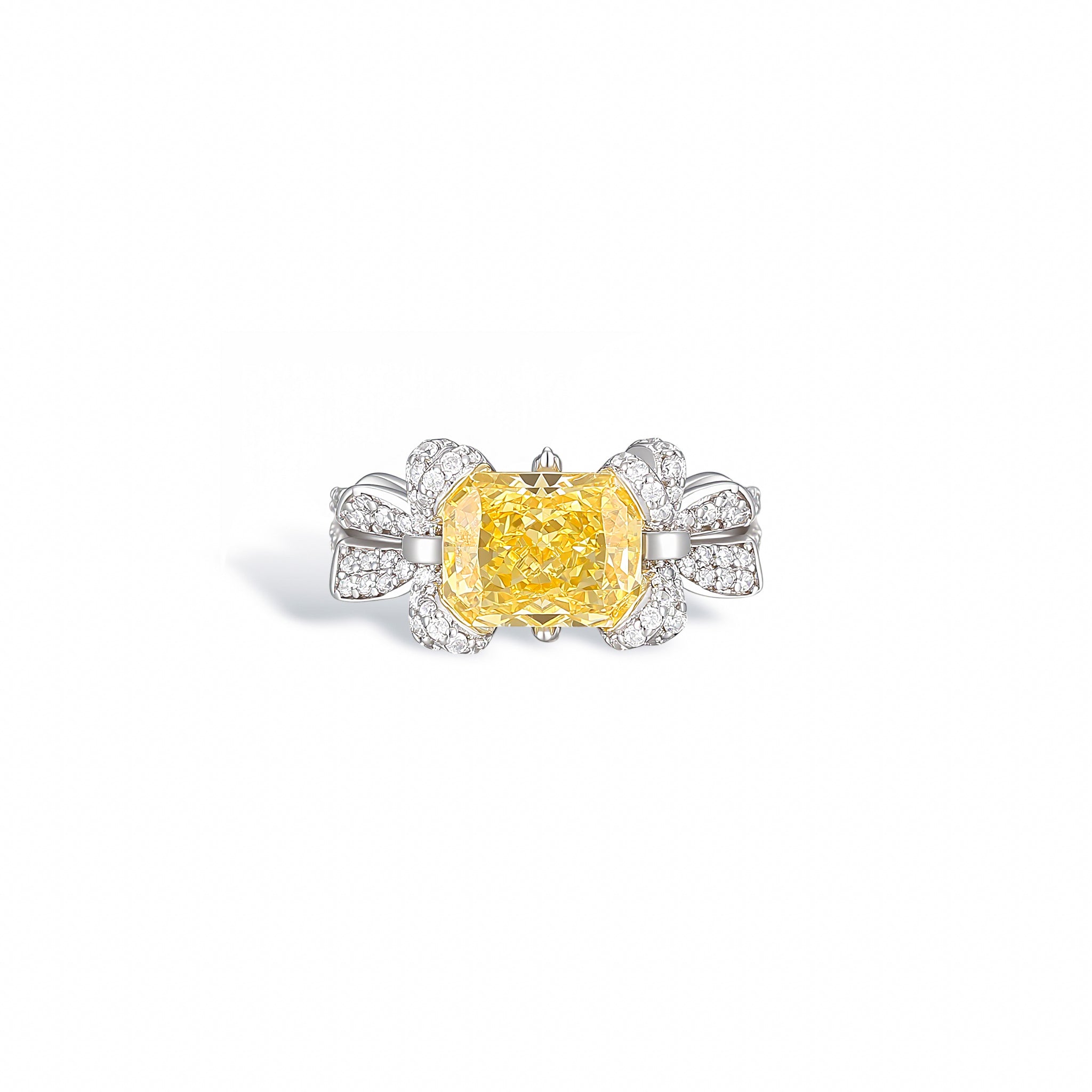 Galatée Yellow Butterfly Ring