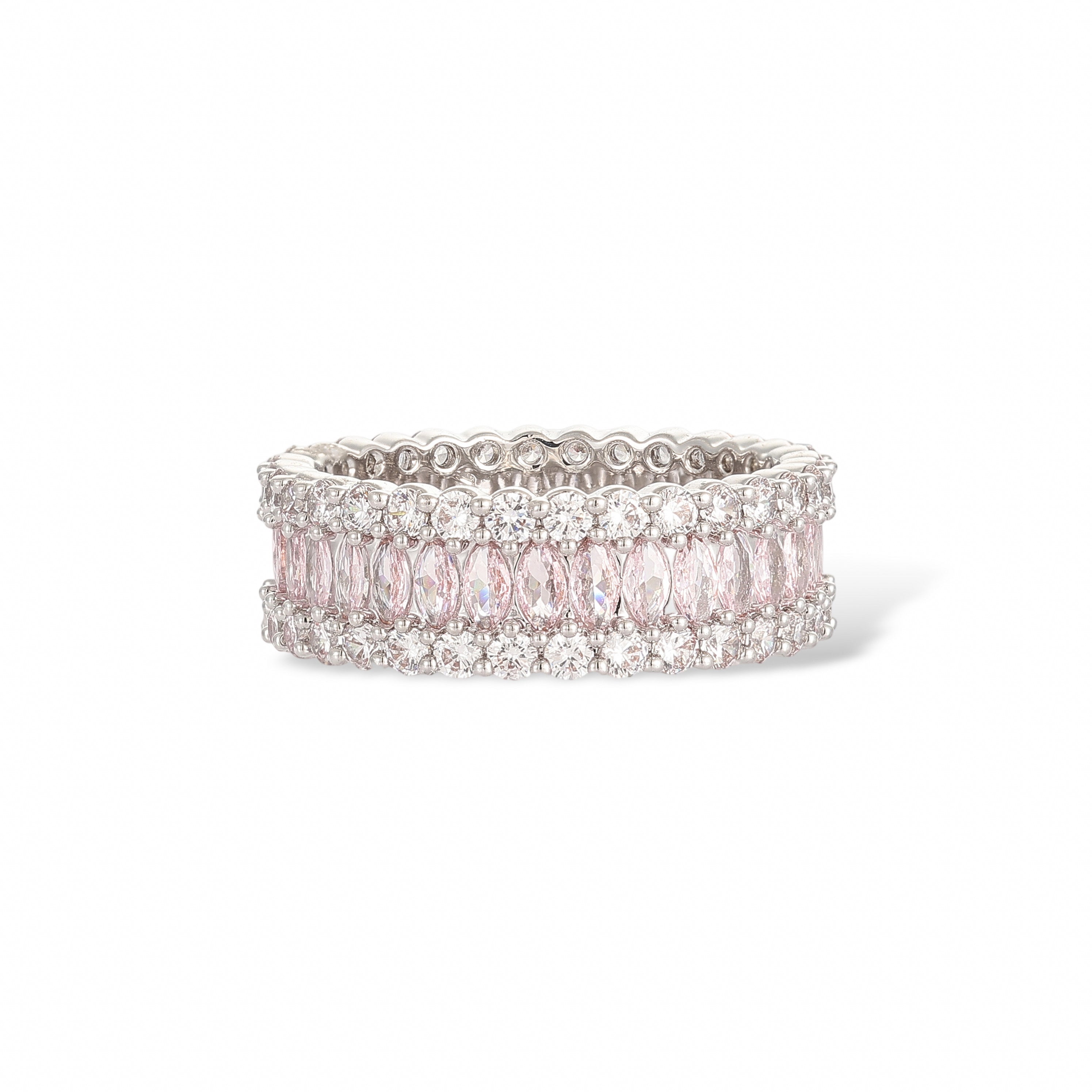 Géraldine Pink Marquise Ring