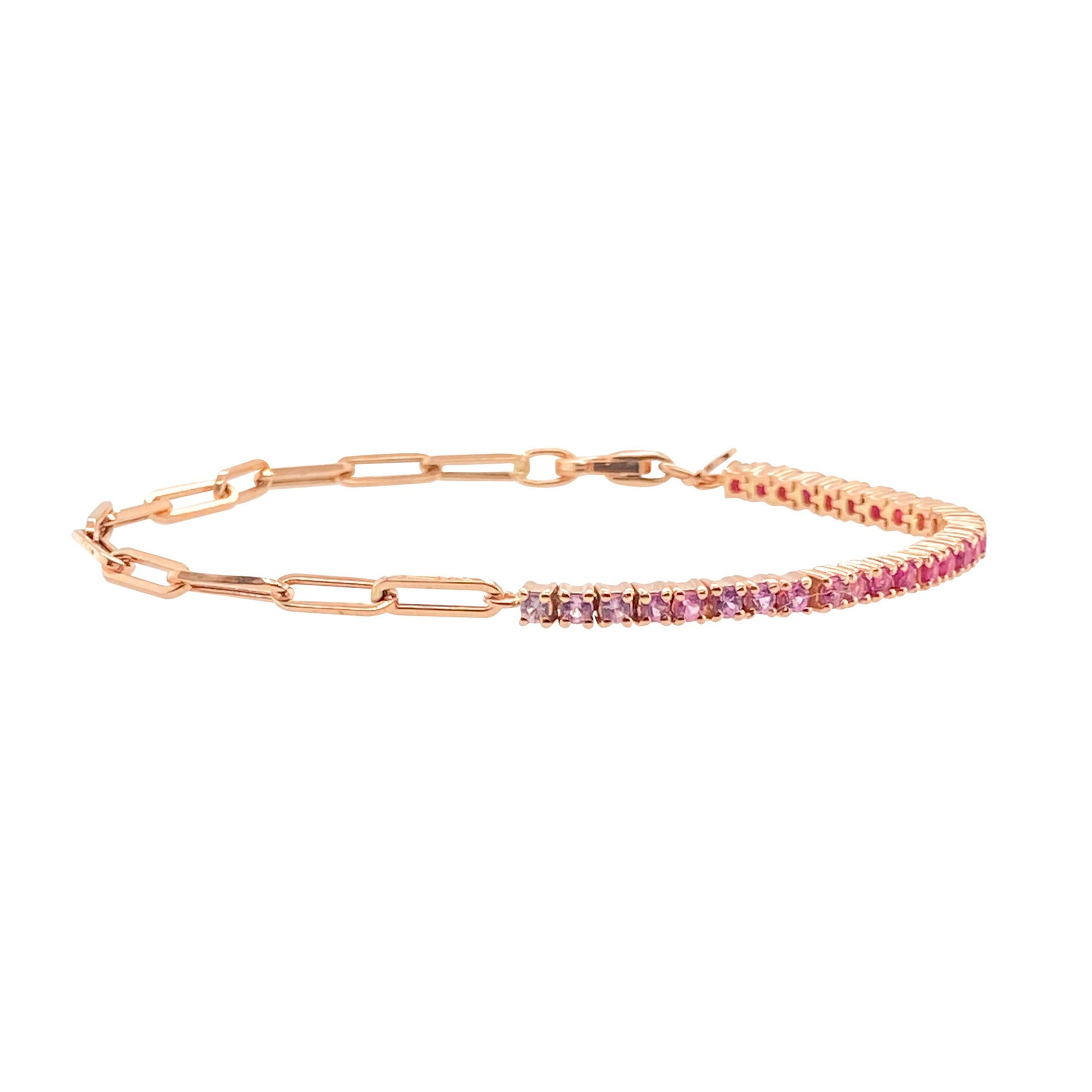 Gerlinde Paperclip Link Round Bracelet