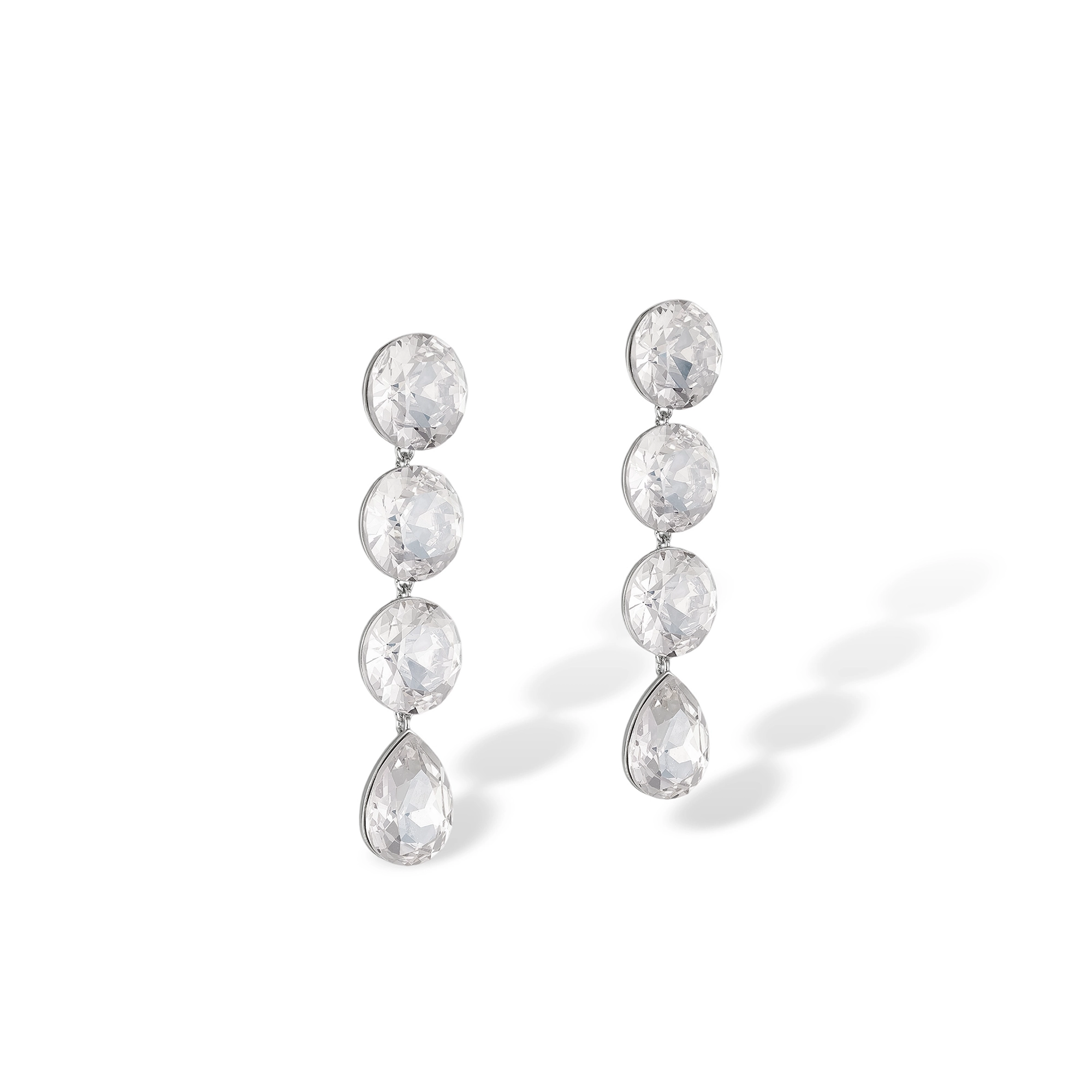 Gerrike Round Teardrop Drop Earrings