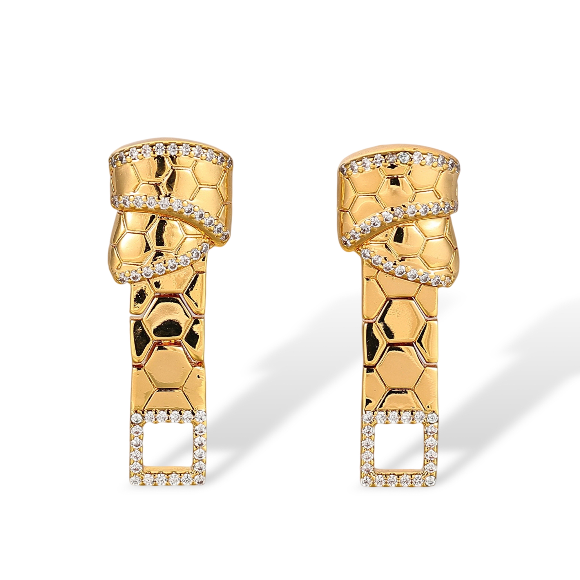Greetje 18K Gold Knot Drop Earrings