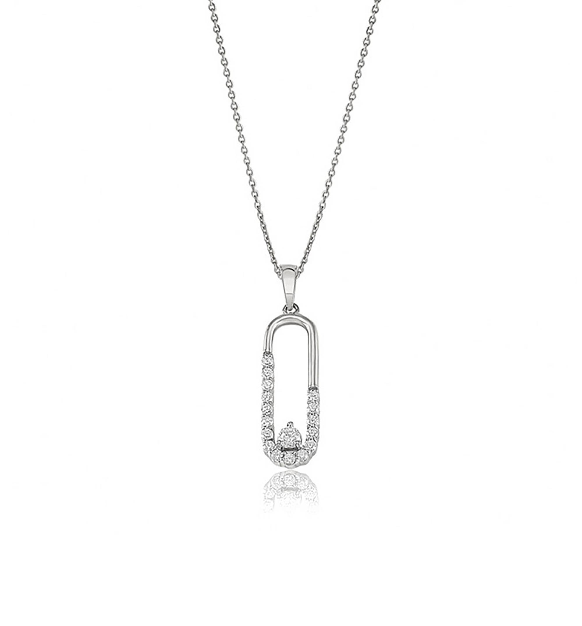 Héméra 18K Gold Hollow Oval Necklace