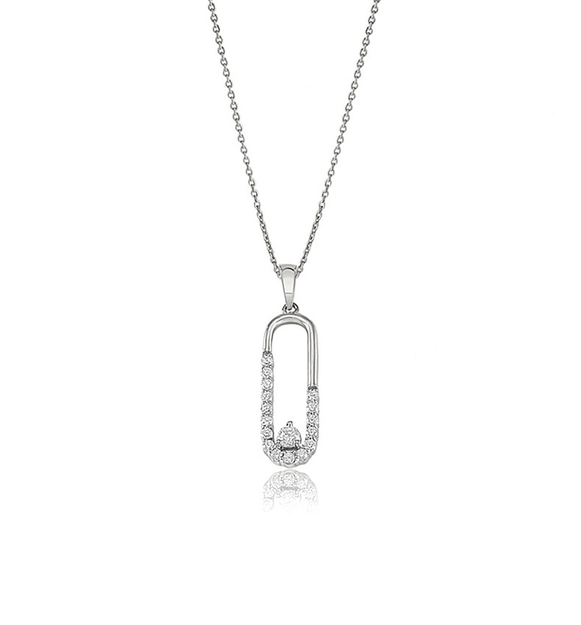 Héméra 18K Gold Hollow Oval Necklace