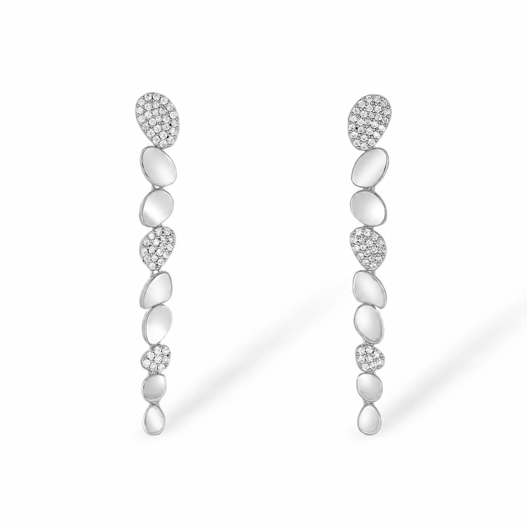 Hedlinde 18K Gold Irregular Pebble Drop Earrings