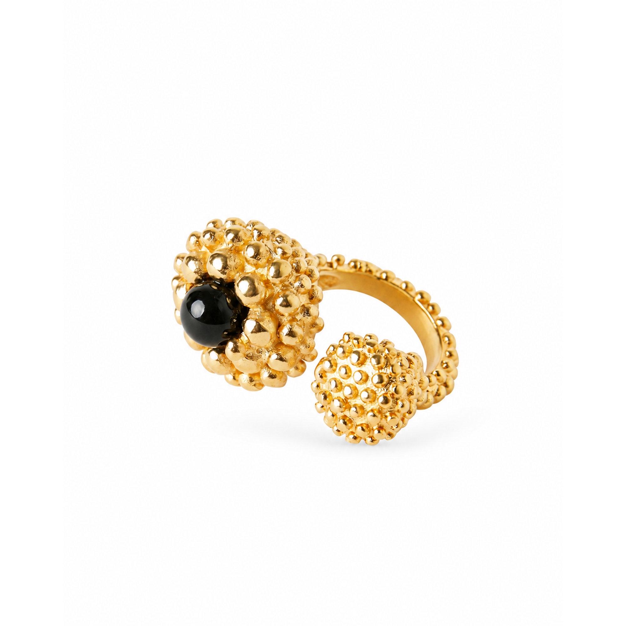 Ignatia 18K Gold Sphere Open Ring