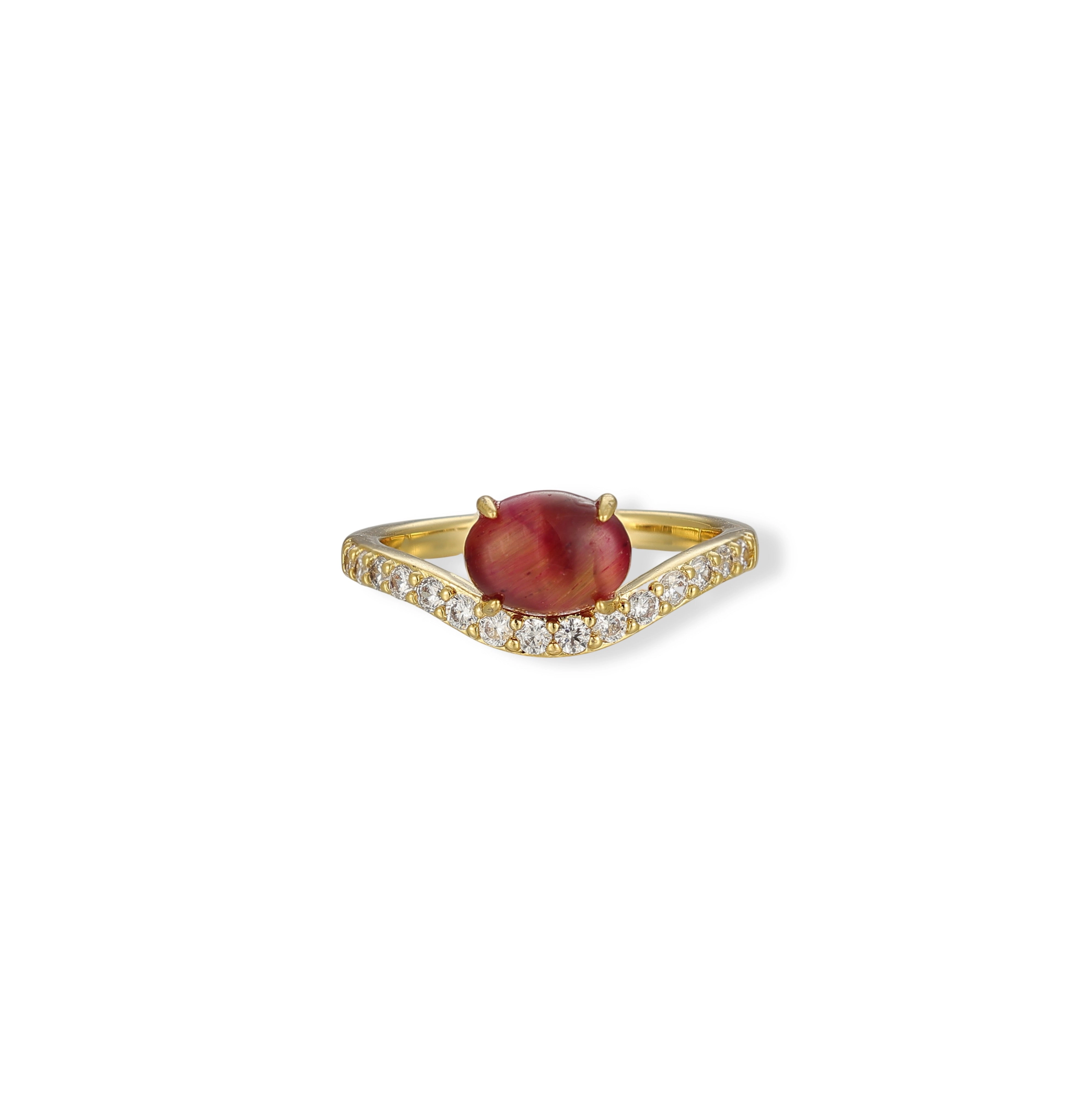 Irmberta Oval Open Ring