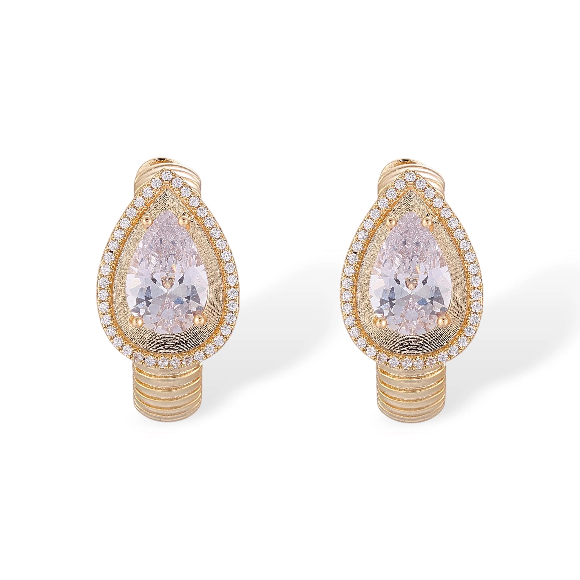Irmhild 14K Gold Teardrop Earrings