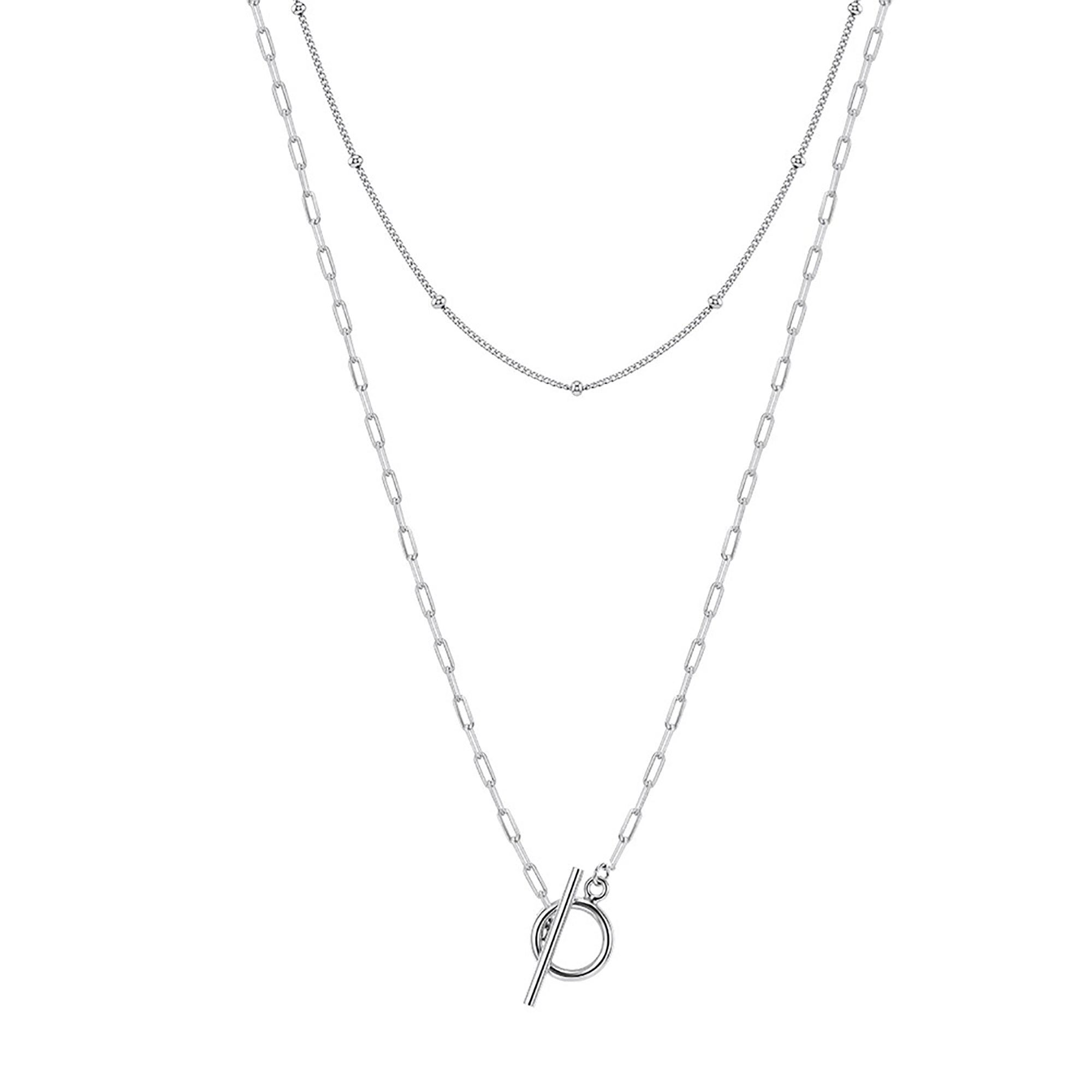 Isrunia 14K Gold Double-Layer Necklace