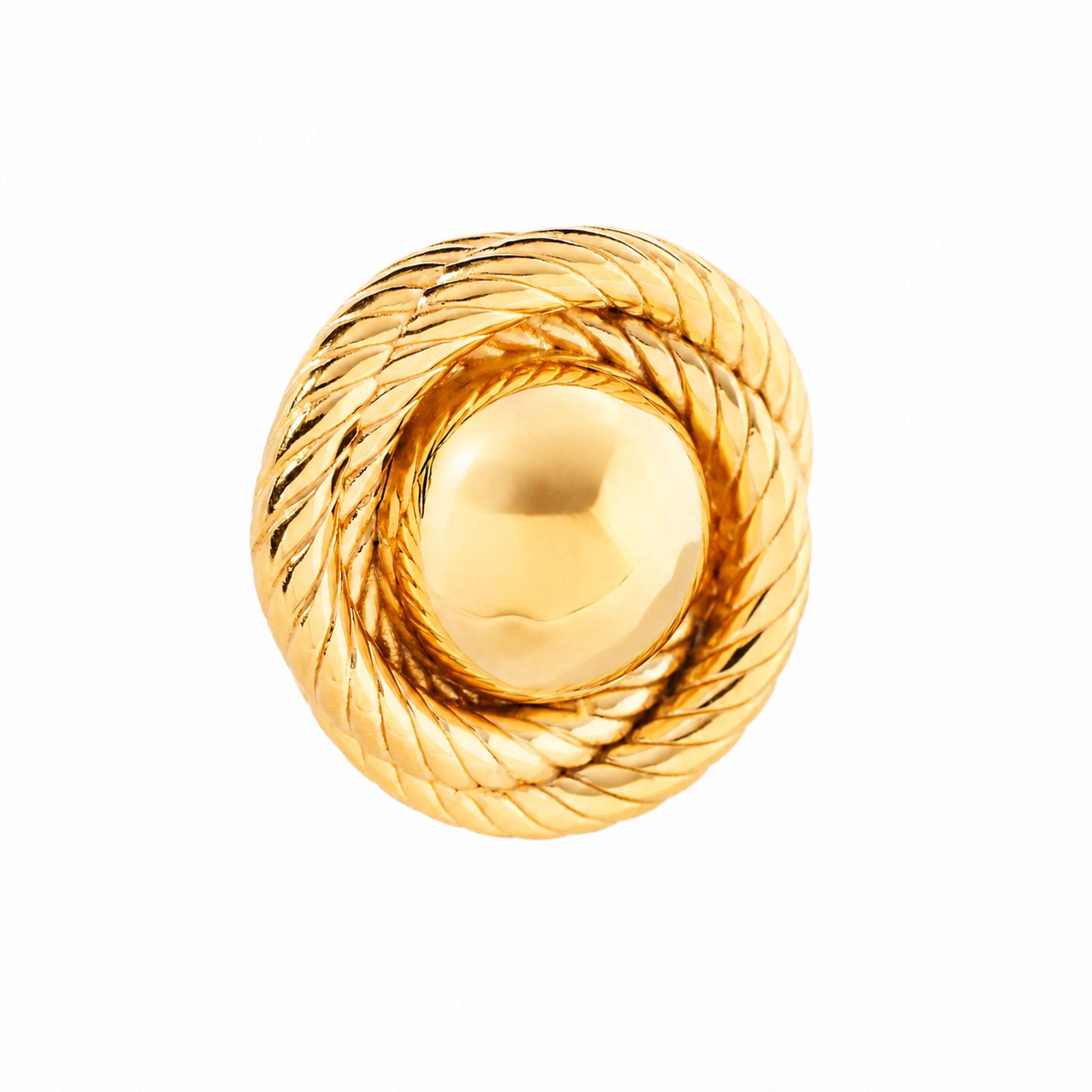 Jeromia 18K Gold Twisted Wire Stud Earrings