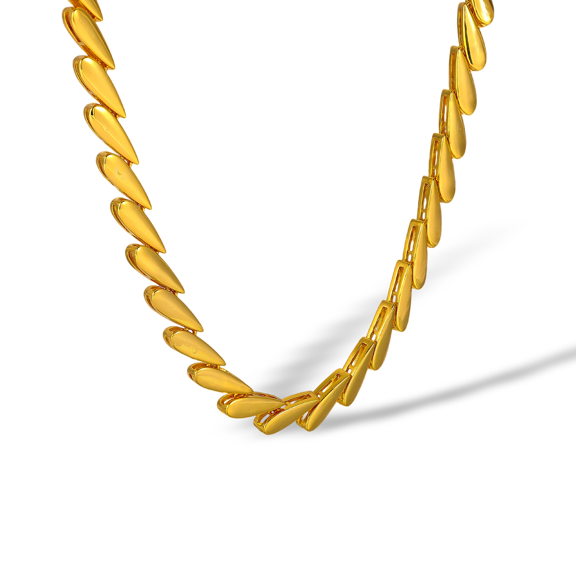 Jolie 18K Gold Wheat Necklace