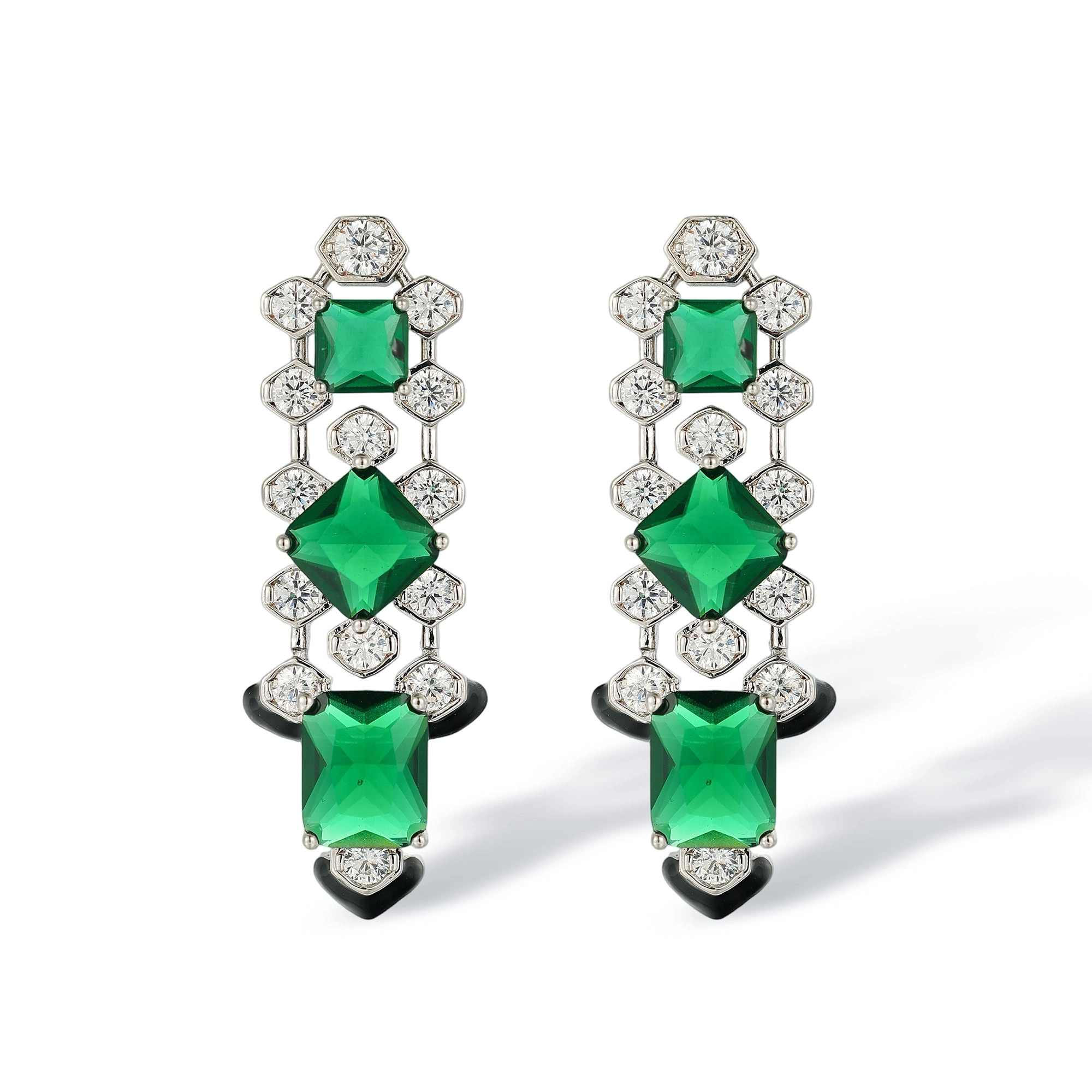 Kunlinde Cushion Tassel Earrings