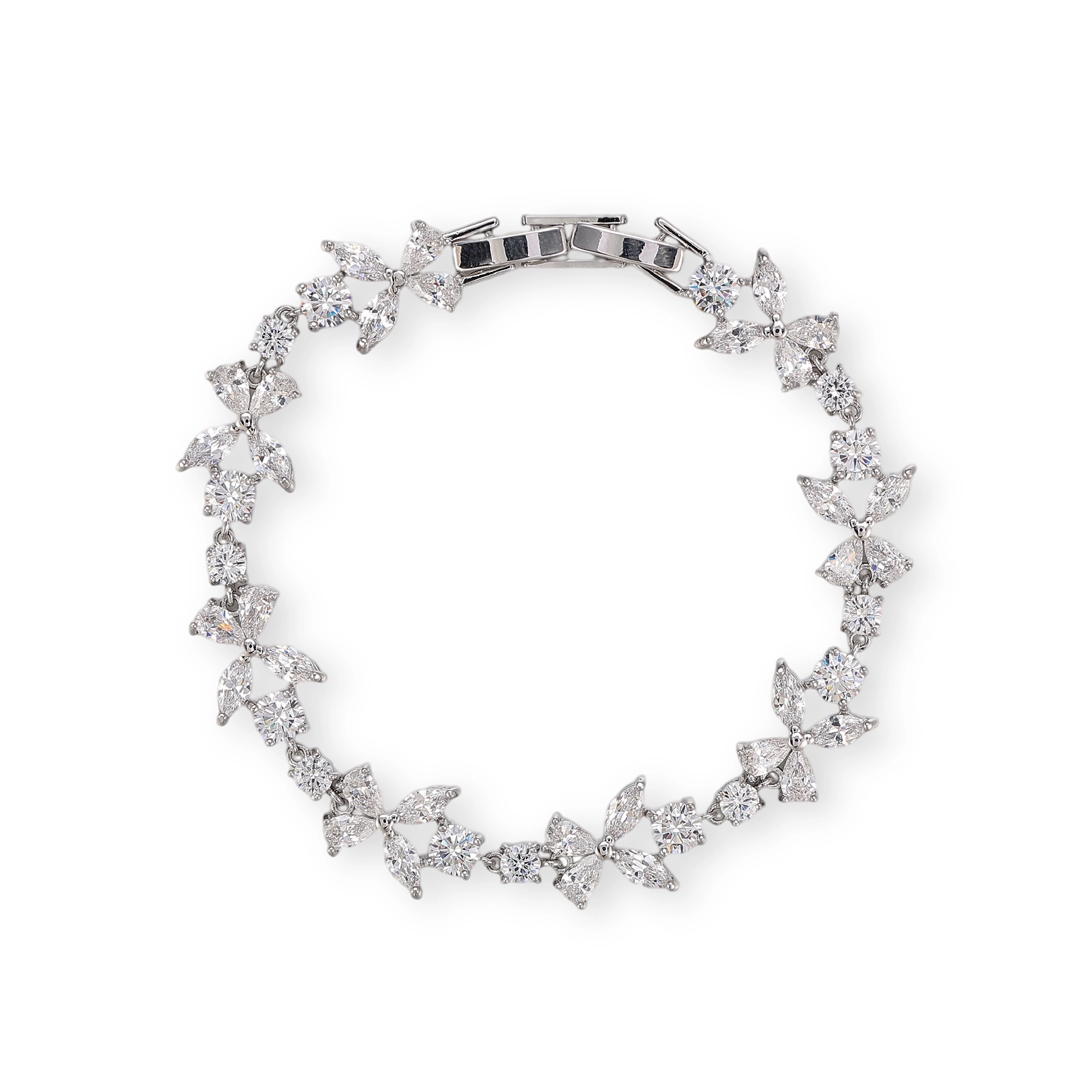 Léontine White Butterfly Bracelet